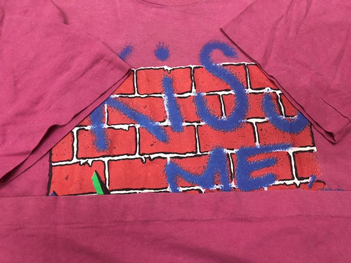 Japanese Brand Vintage Punk Art Kiss Me I'm Rude shirt Size US XL / EU 56 / 4 - 3 Thumbnail