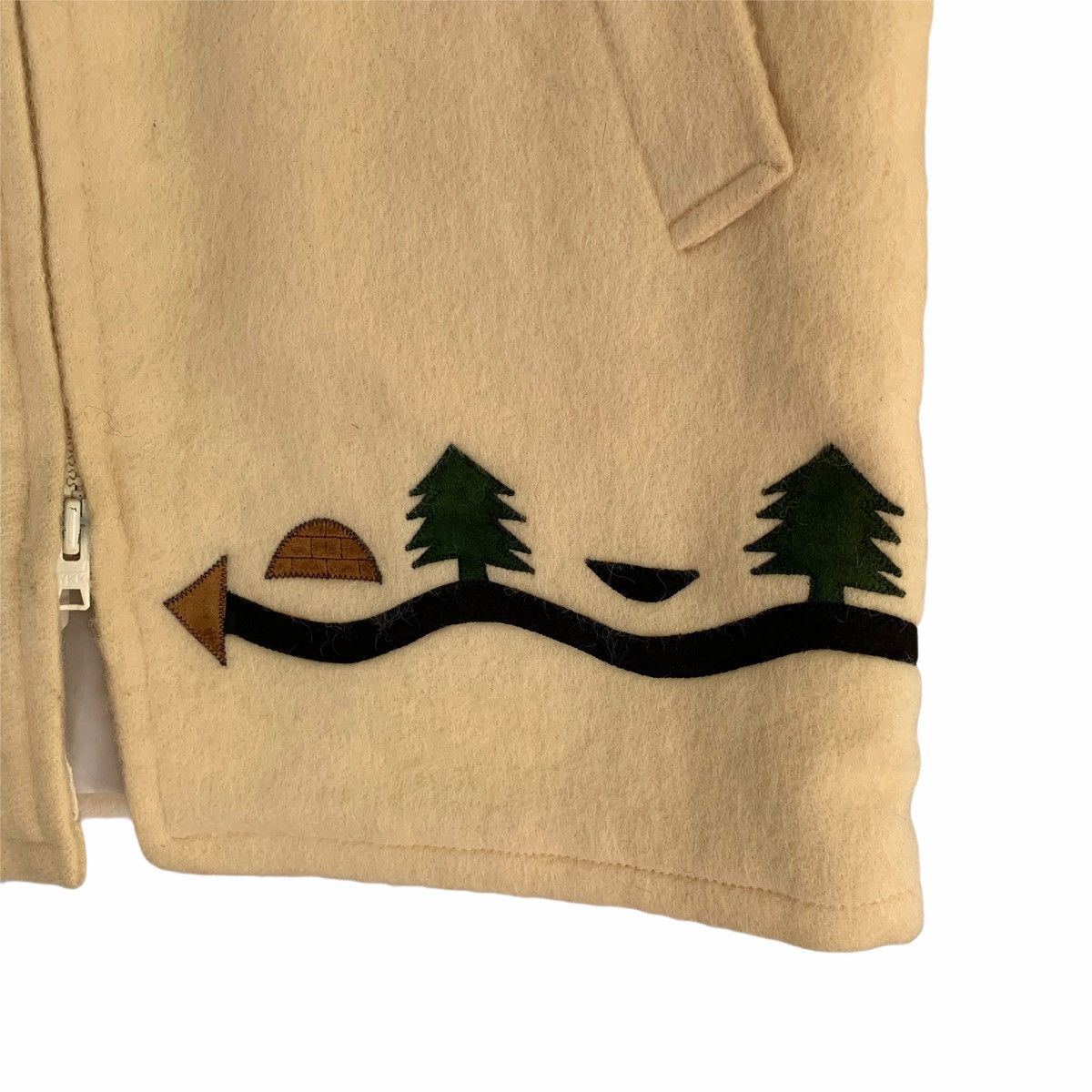 Hudsons Bay × Vintage Vintage 60s/70s Hudson’s Bay Hoodie Wool Jacket Size US L / EU 52-54 / 3 - 8 Thumbnail