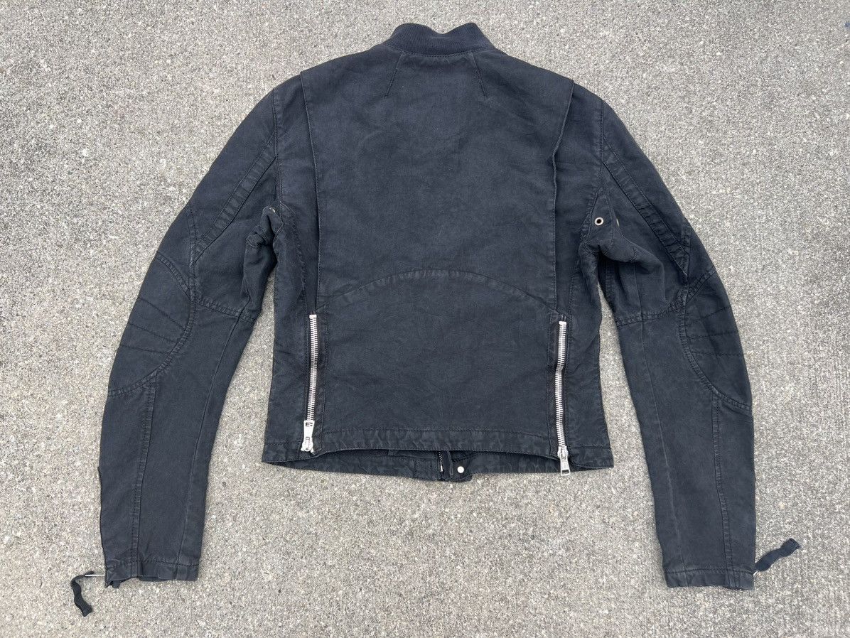 Andrew Mackenzie × Vintage Vintage Against My Killer Viscose Blend Black Biker Jacket Size US M / EU 48-50 / 2 - 20 Thumbnail