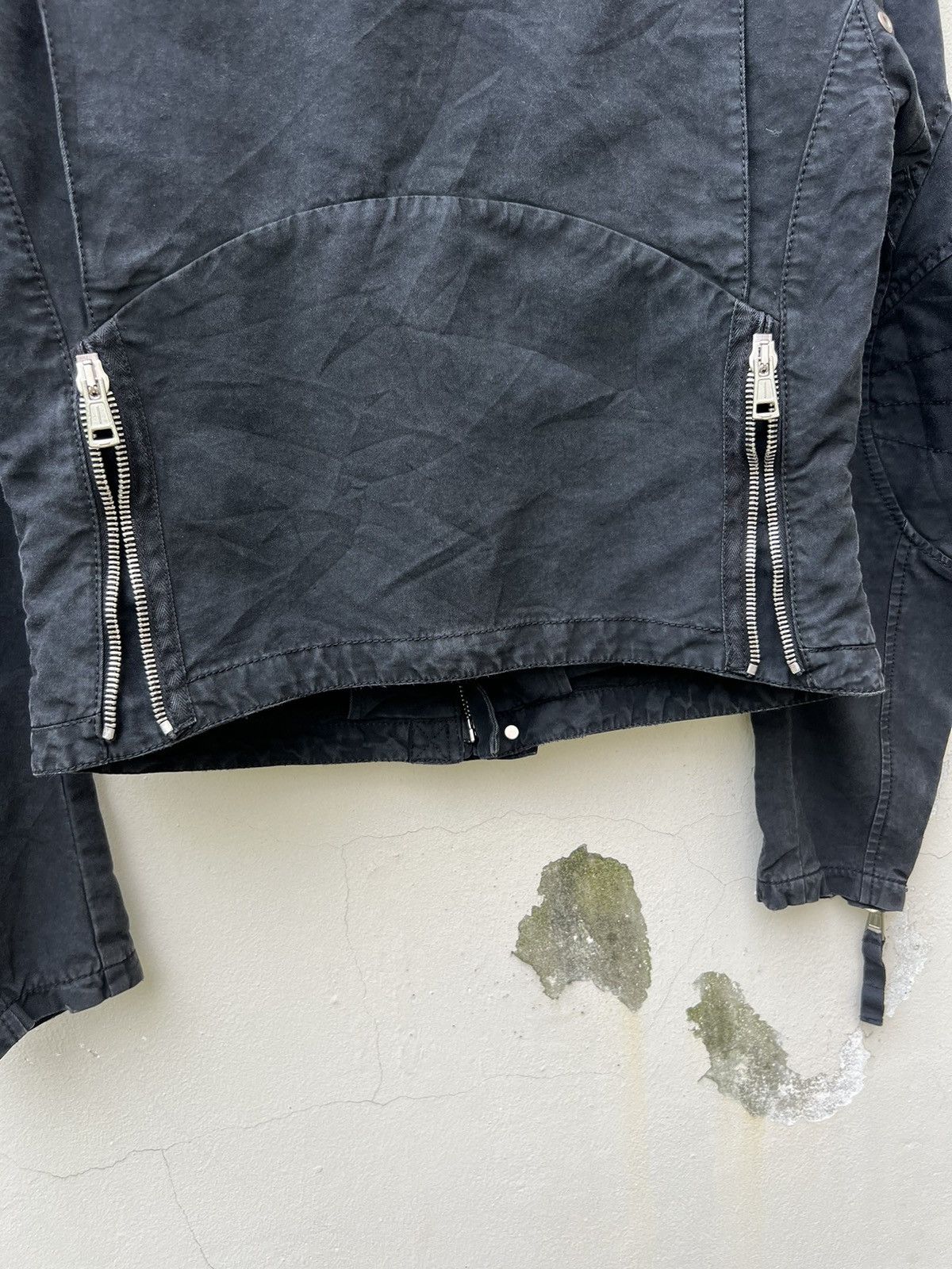 Andrew Mackenzie × Vintage Vintage Against My Killer Viscose Blend Black Biker Jacket Size US M / EU 48-50 / 2 - 11 Thumbnail