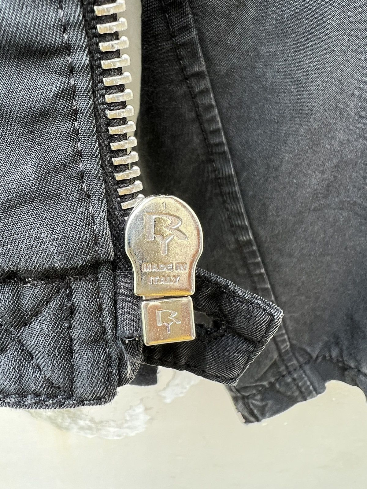 Andrew Mackenzie × Vintage Vintage Against My Killer Viscose Blend Black Biker Jacket Size US M / EU 48-50 / 2 - 12 Thumbnail