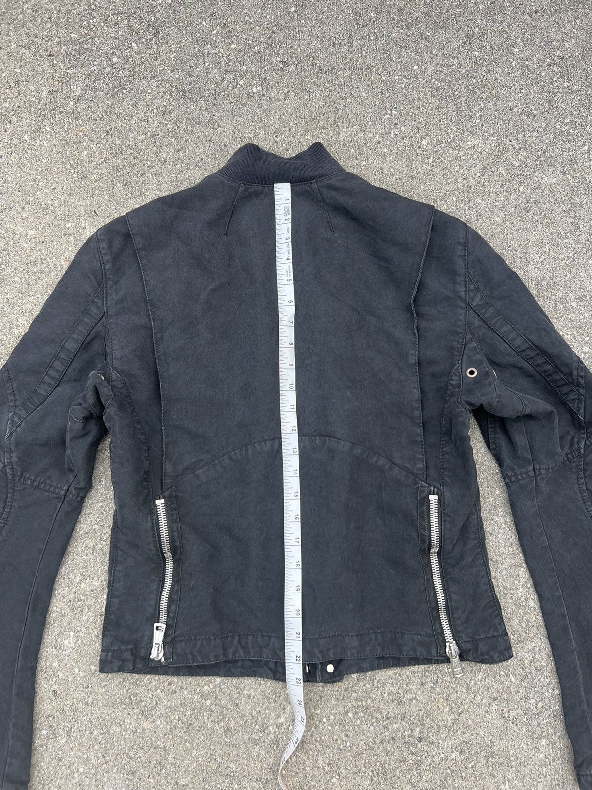 Andrew Mackenzie × Vintage Vintage Against My Killer Viscose Blend Black Biker Jacket Size US M / EU 48-50 / 2 - 21 Thumbnail