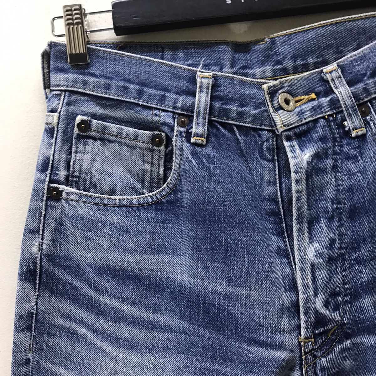 Levi's Vintage Levis 503Bxx Big E Denim Selvedge Jeans Size US 28 / EU 44 - 4 Thumbnail