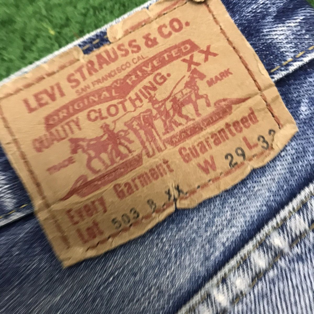 Levi's Vintage Levis 503Bxx Big E Denim Selvedge Jeans Size US 28 / EU 44 - 22 Thumbnail