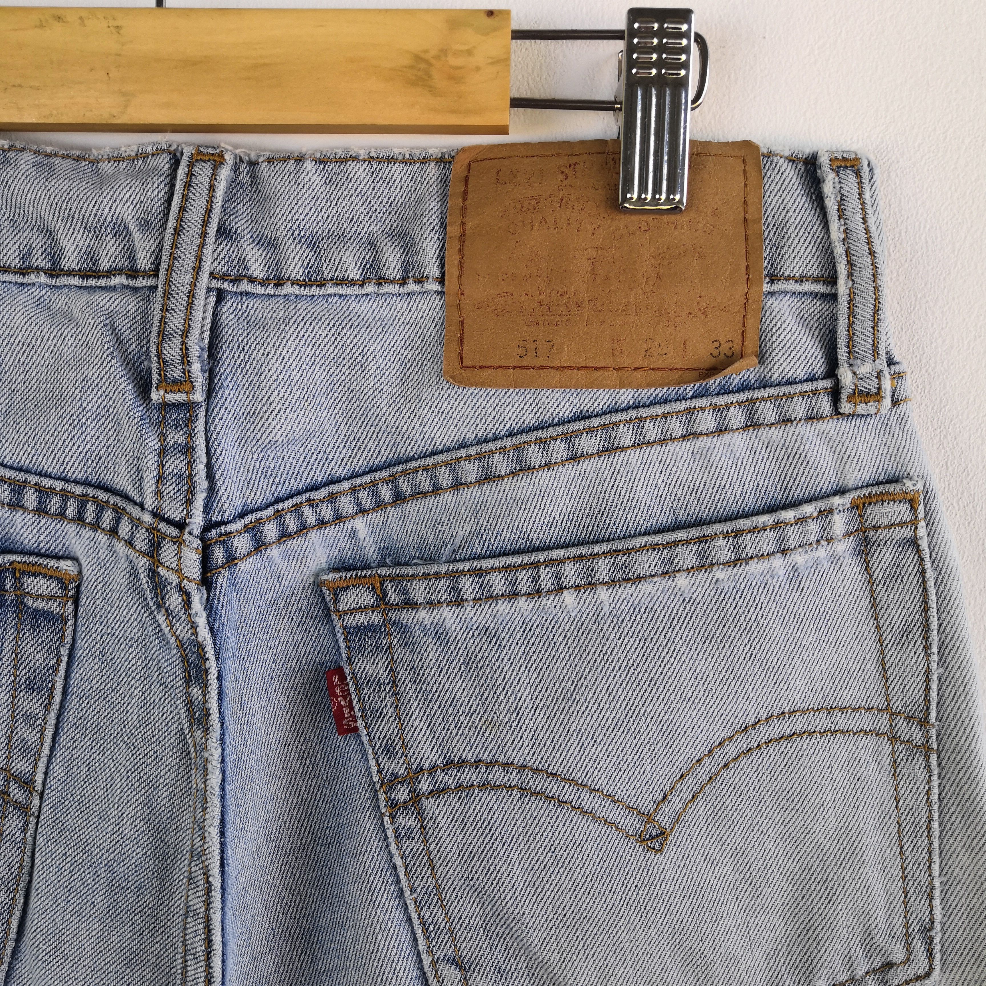 Levi's Vintage Levi's 517 Light Wash Jeans Levis Denim Flared Pants Size 28" / US 6 / IT 42 - 7 Thumbnail