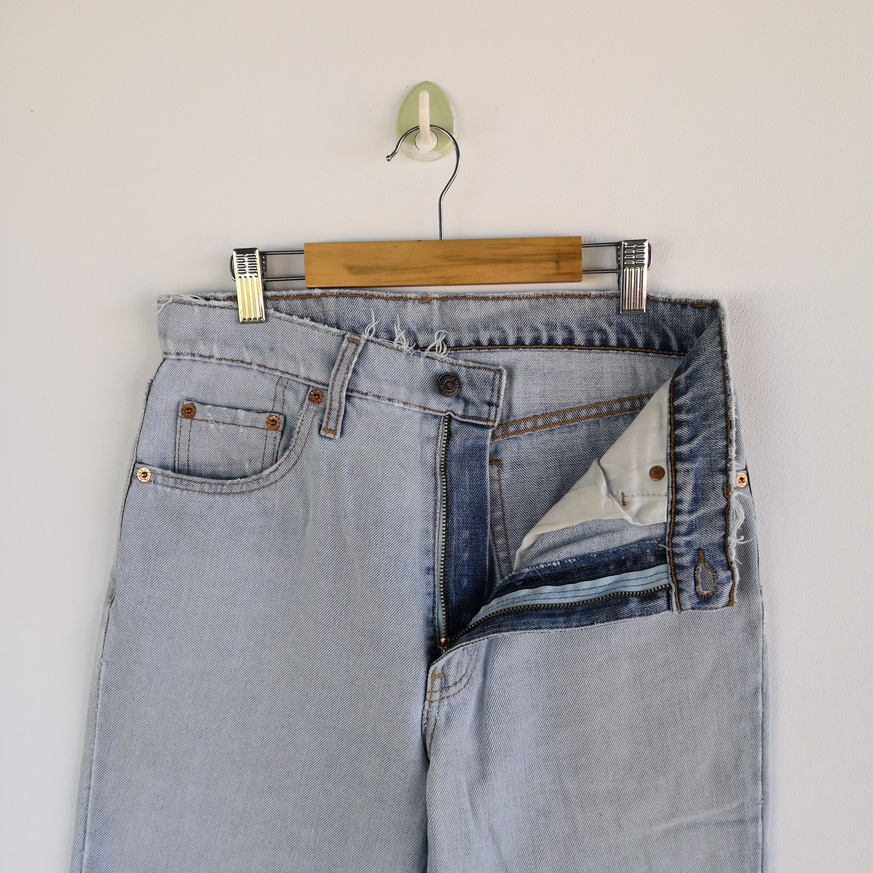 Levi's Vintage Levi's 517 Light Wash Jeans Levis Denim Flared Pants Size 28" / US 6 / IT 42 - 9 Thumbnail