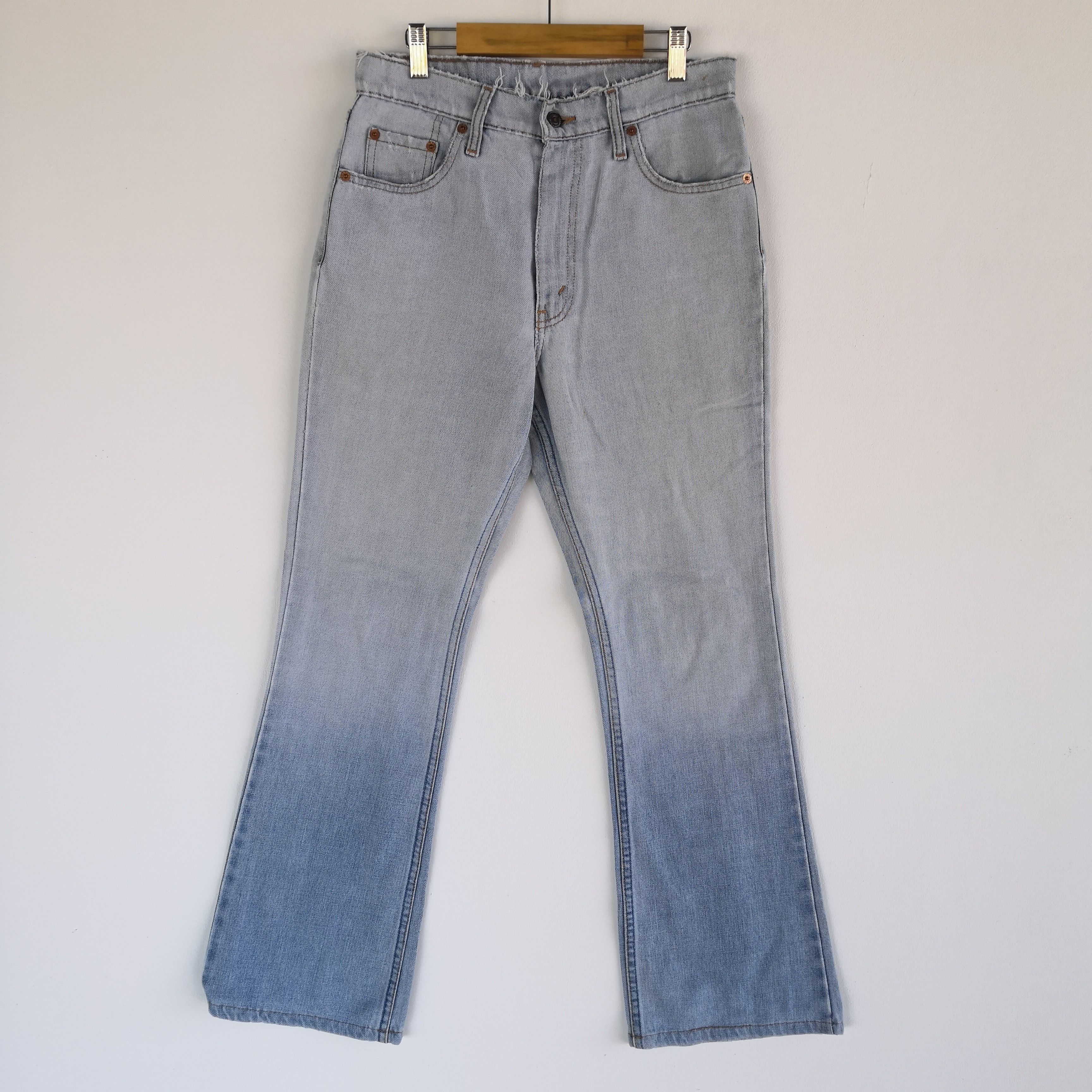 Levi's Vintage Levi's 517 Light Wash Jeans Levis Denim Flared Pants Size 28" / US 6 / IT 42 - 4 Thumbnail