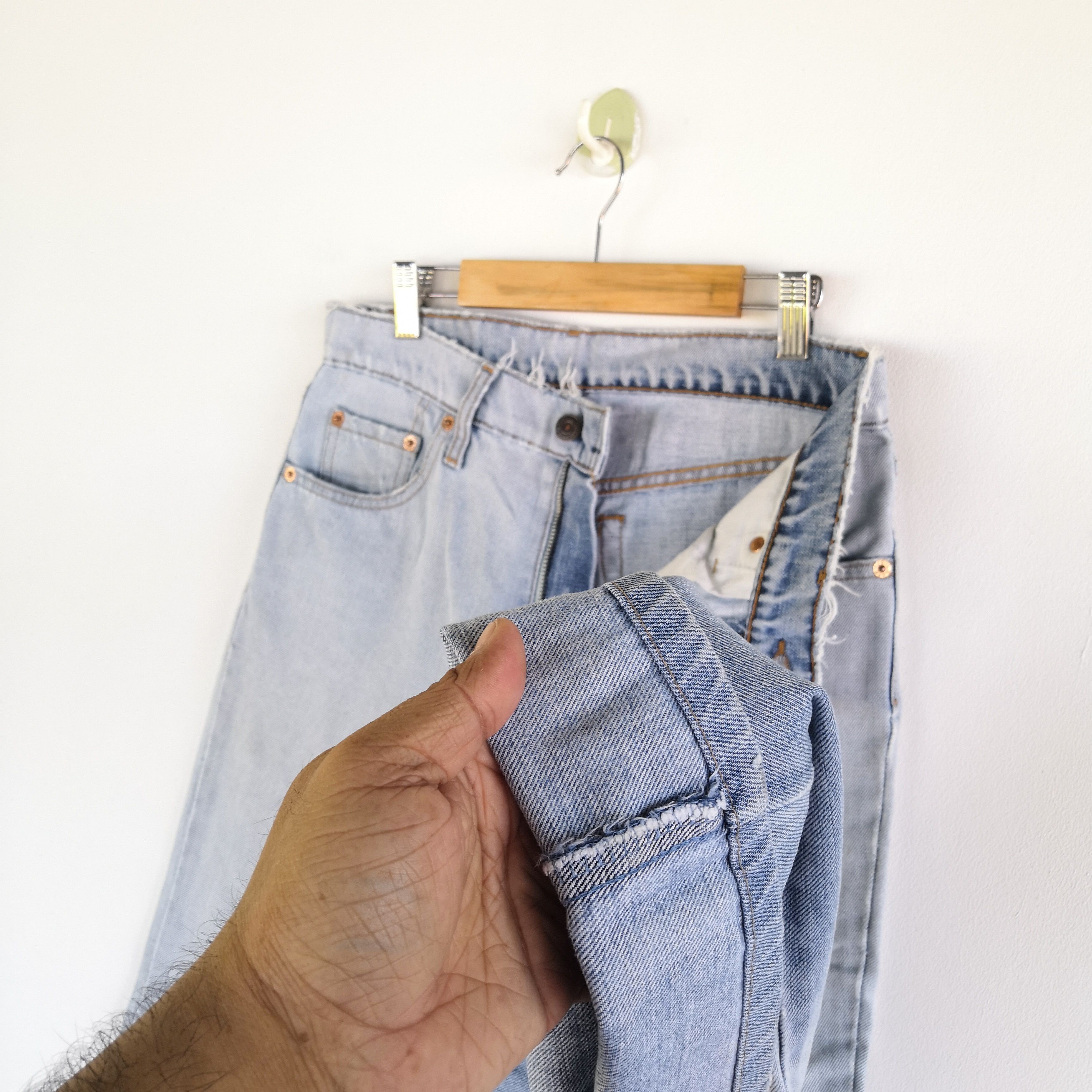 Levi's Vintage Levi's 517 Light Wash Jeans Levis Denim Flared Pants Size 28" / US 6 / IT 42 - 11 Thumbnail