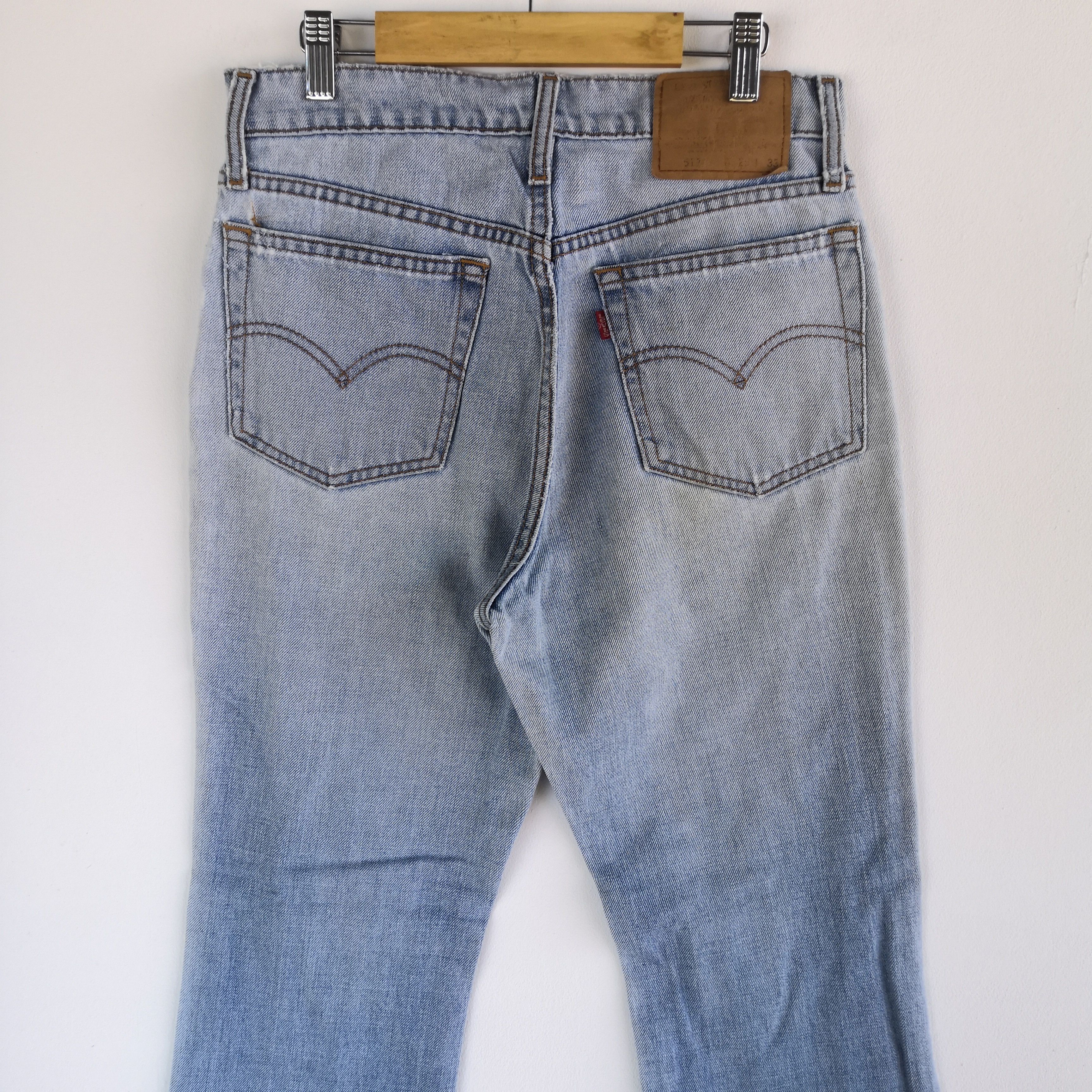 Levi's Vintage Levi's 517 Light Wash Jeans Levis Denim Flared Pants Size 28" / US 6 / IT 42 - 6 Thumbnail
