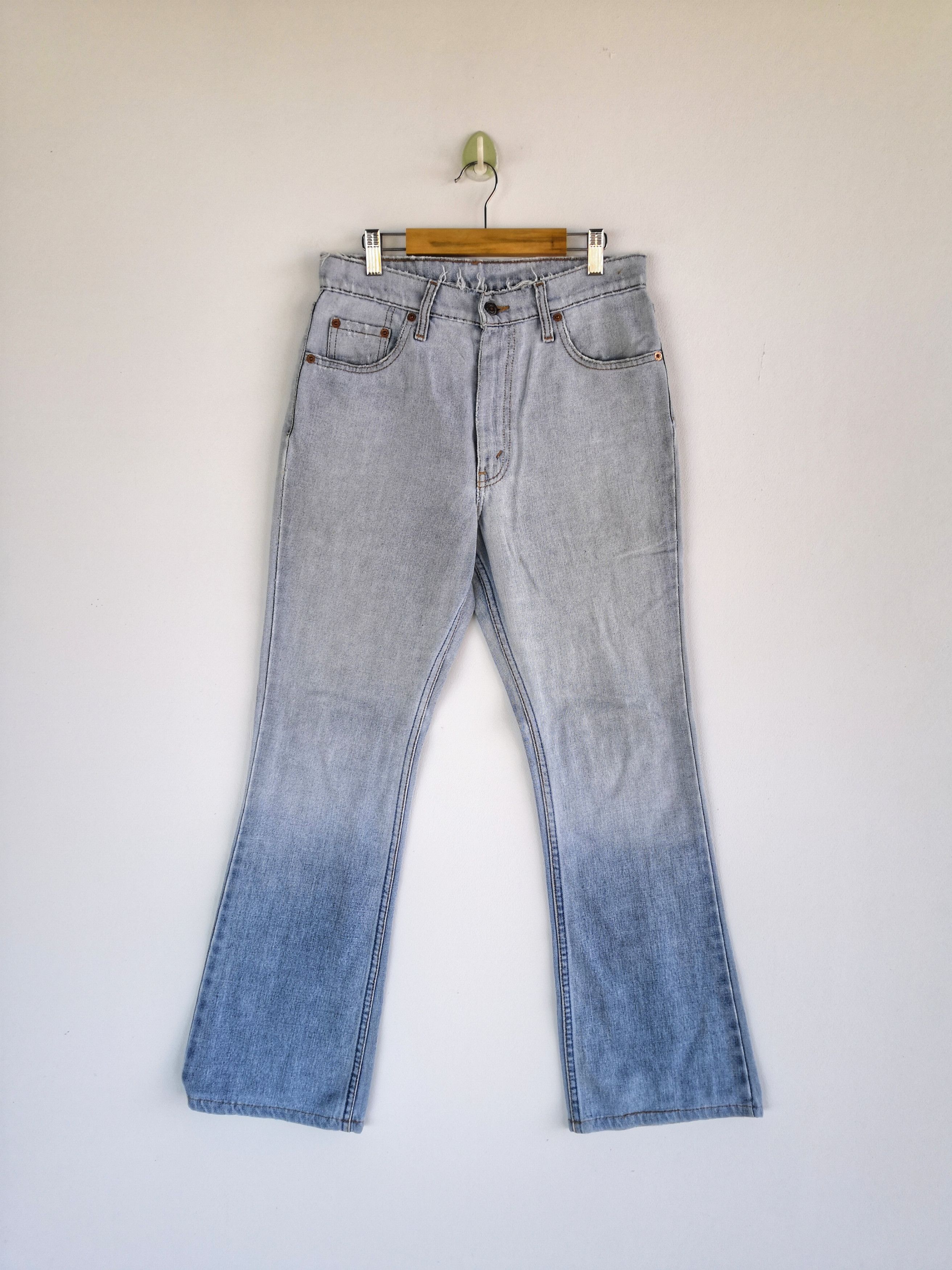 Levi's Vintage Levi's 517 Light Wash Jeans Levis Denim Flared Pants Size 28" / US 6 / IT 42 - 1 Thumbnail