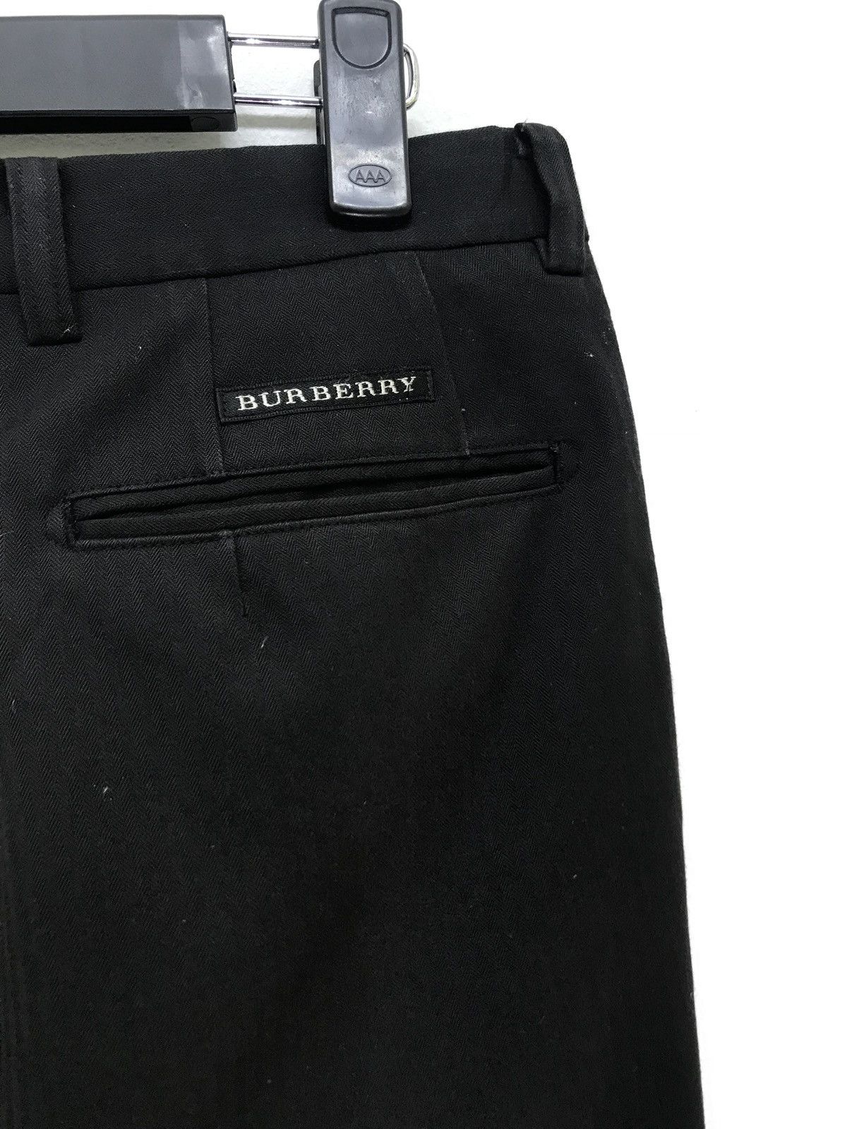 Burberry Burberry Golf Casual Black Pant Twill Herringbone Regular Size US 30 / EU 46 - 1 Thumbnail