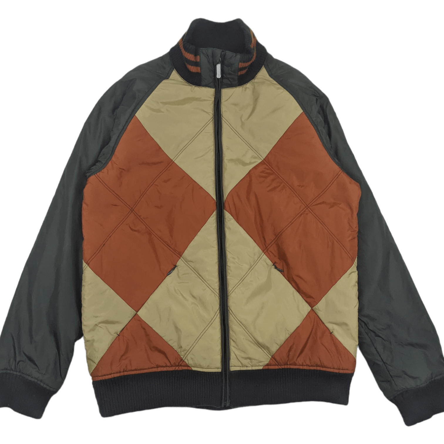 Japanese Brand Japan FLAT LINNER Multicolor Puffer Style Jacket Size US M / EU 48-50 / 2 - 2 Thumbnail