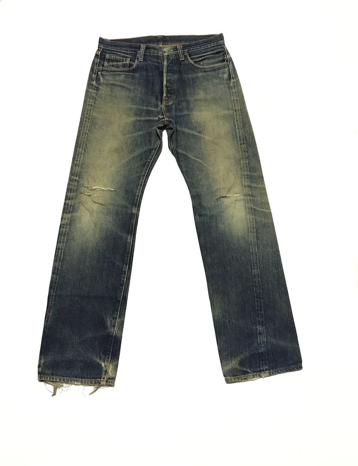 Rusty Vintage Denim Distressed Selvedge Jeans Size US 32 / EU 48 - 1 Thumbnail