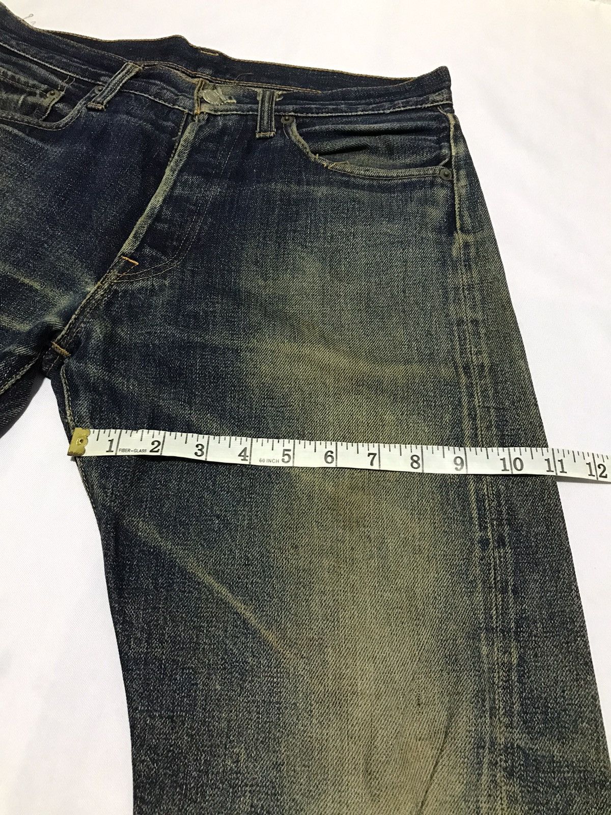 Rusty Vintage Denim Distressed Selvedge Jeans Size US 32 / EU 48 - 14 Thumbnail