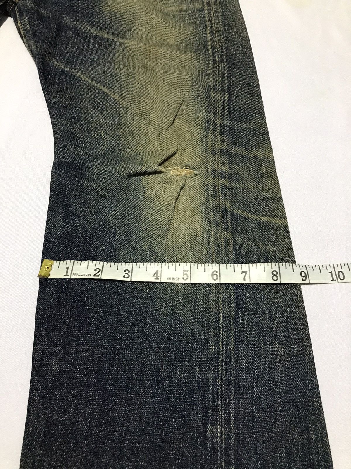 Rusty Vintage Denim Distressed Selvedge Jeans Size US 32 / EU 48 - 15 Thumbnail