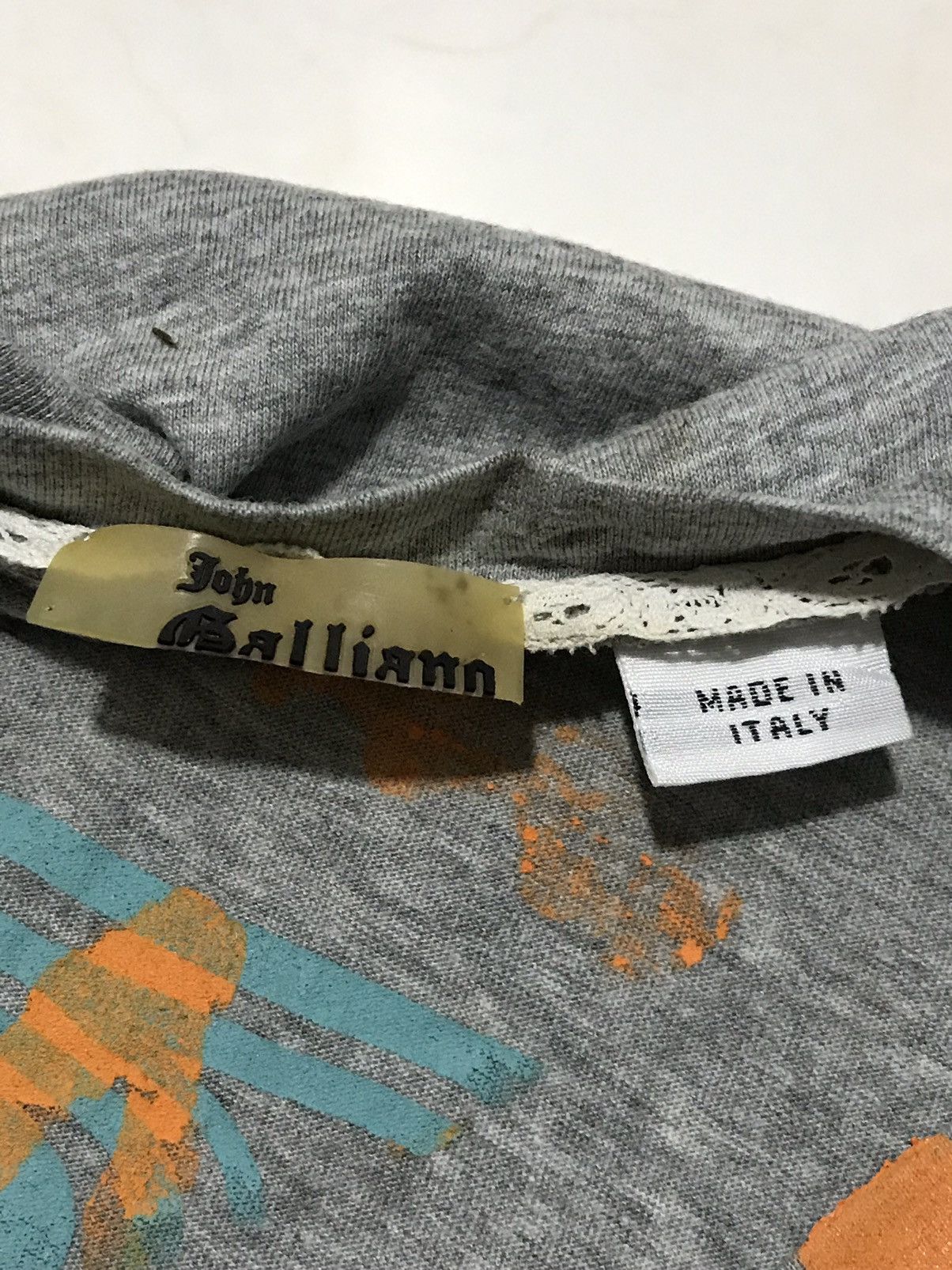 John Galliano V neck Tee