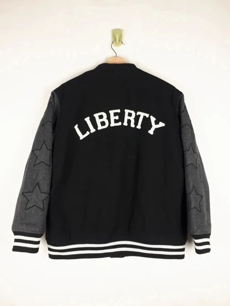 Japanese Brand × Vintage Vintage Worldwide Love Stars Varsity Jacket Size US S / EU 44-46 / 1 - 6 Thumbnail