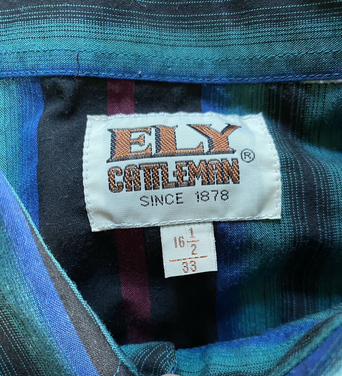 Vintage Vintage 80’s Ely Cattleman Striped Pearl Snap Button Up Size US L / EU 52-54 / 3 - 5 Thumbnail