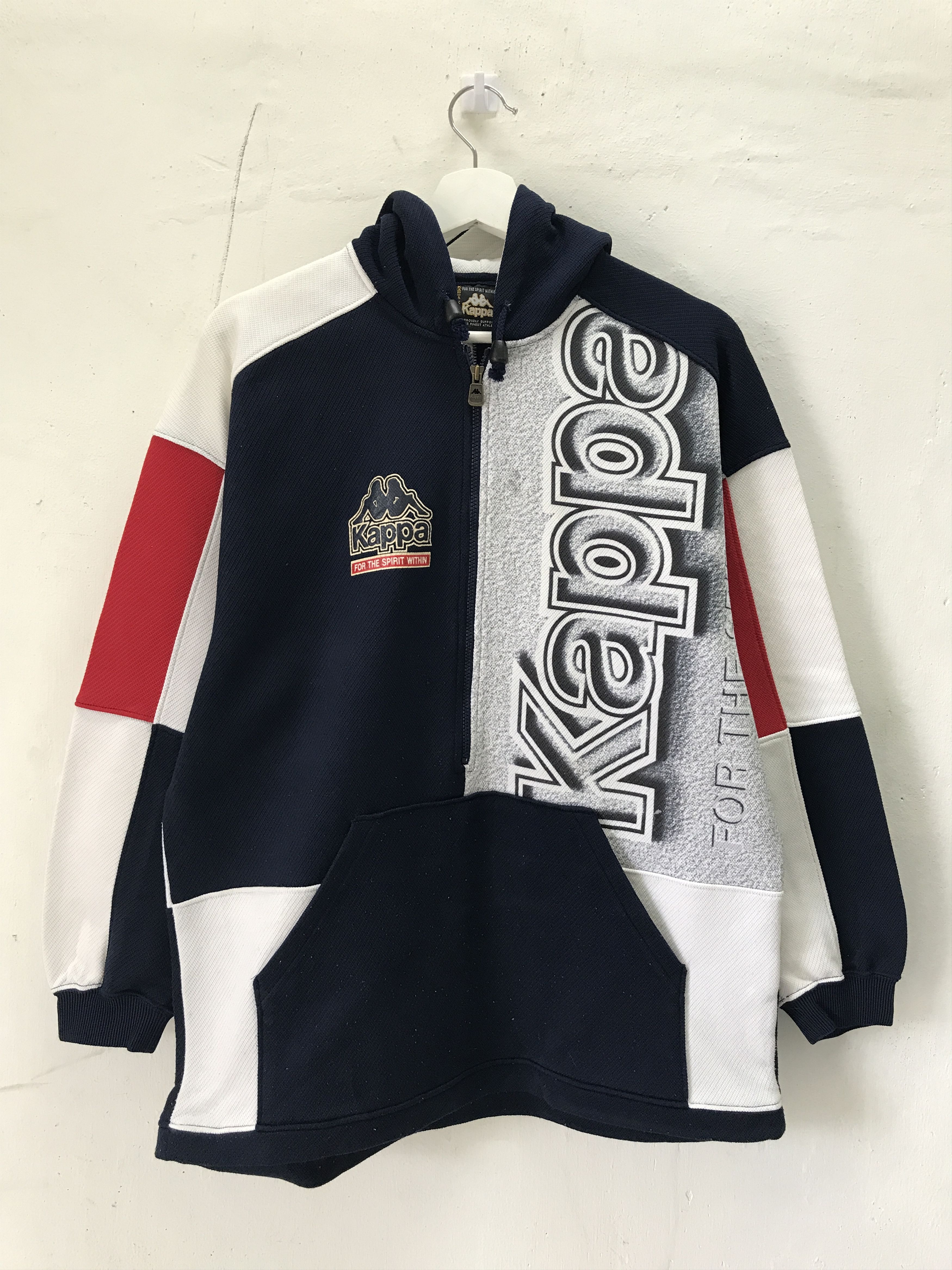 LAST DROP‼️ Vintage 90s Kappa half zipper Light Jacket