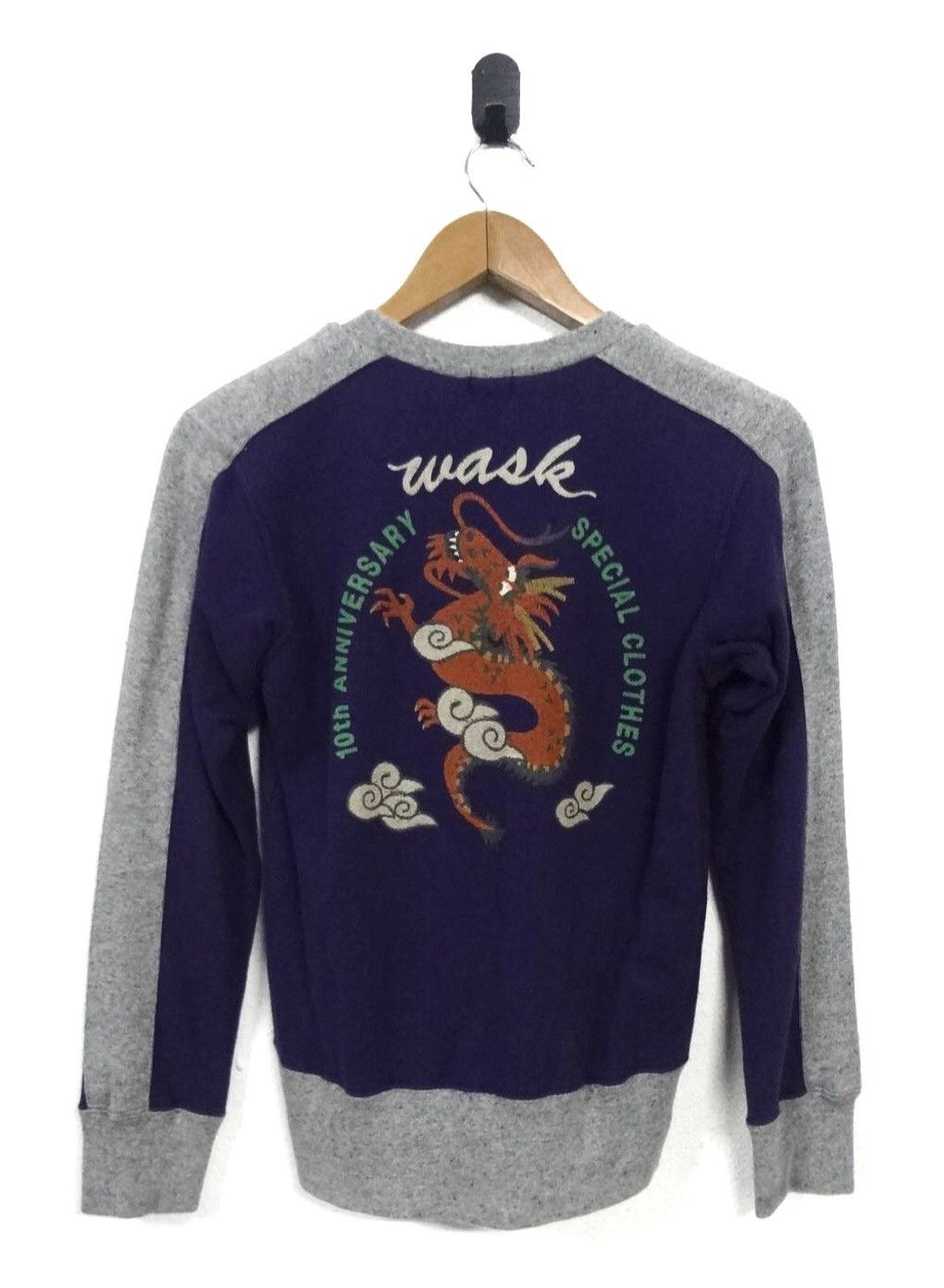 Japanese Brand WASK Japanese Tiger Dragon Sukajan Size US S / EU 44-46 / 1 - 1 Thumbnail