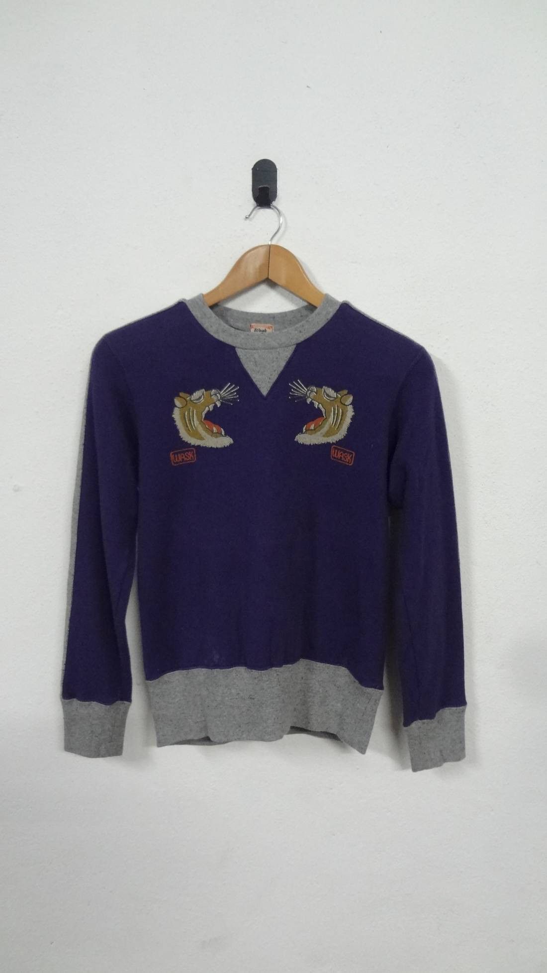 Japanese Brand WASK Japanese Tiger Dragon Sukajan Size US S / EU 44-46 / 1 - 2 Thumbnail