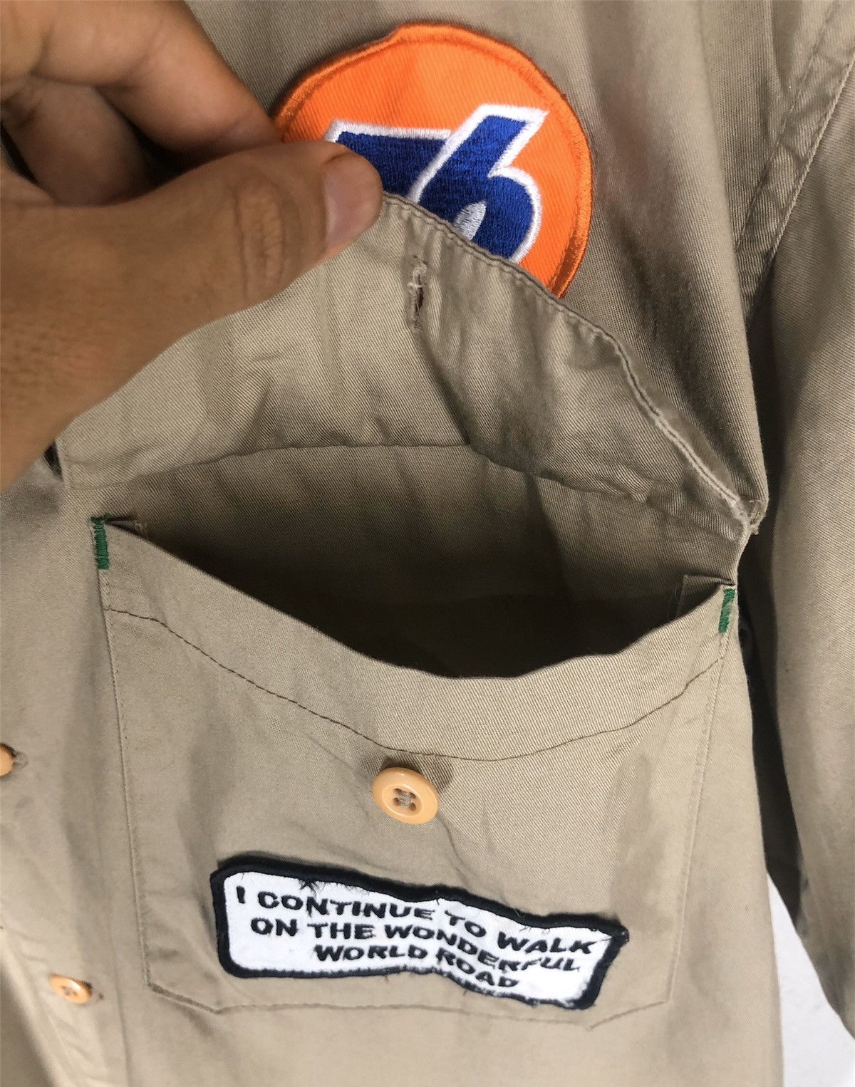 Sports Specialties × Vintage 76 Lubricants Racing Button Up Shirt Size US L / EU 52-54 / 3 - 7 Thumbnail