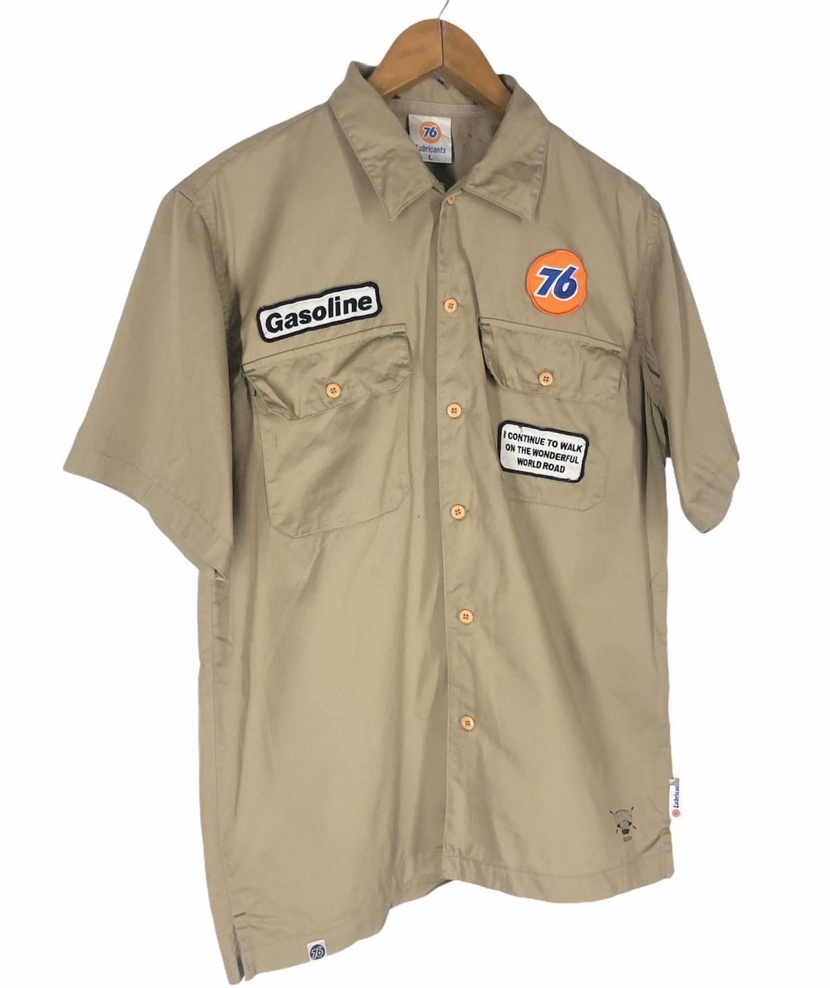 Sports Specialties × Vintage 76 Lubricants Racing Button Up Shirt Size US L / EU 52-54 / 3 - 2 Thumbnail