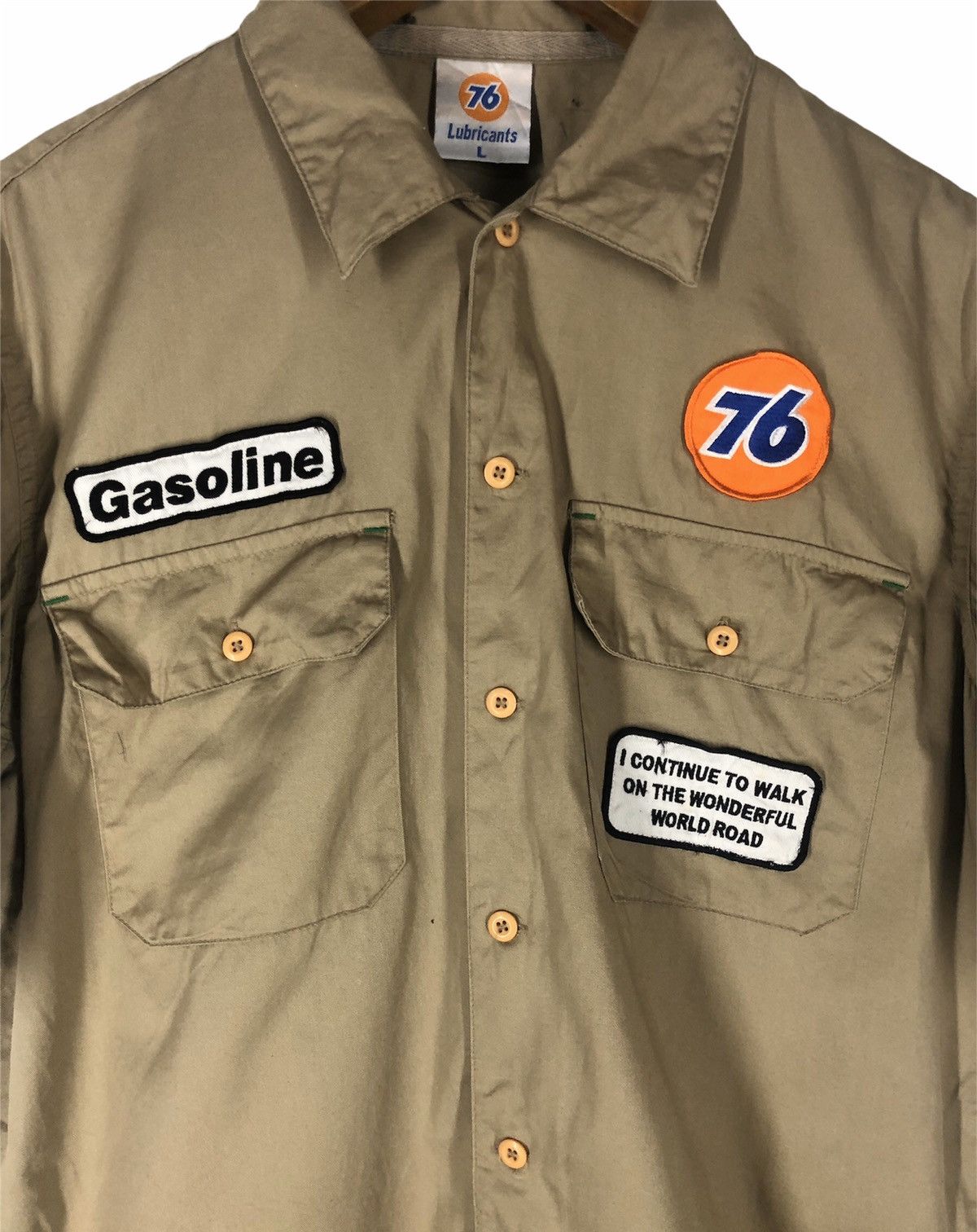 Sports Specialties × Vintage 76 Lubricants Racing Button Up Shirt Size US L / EU 52-54 / 3 - 5 Thumbnail