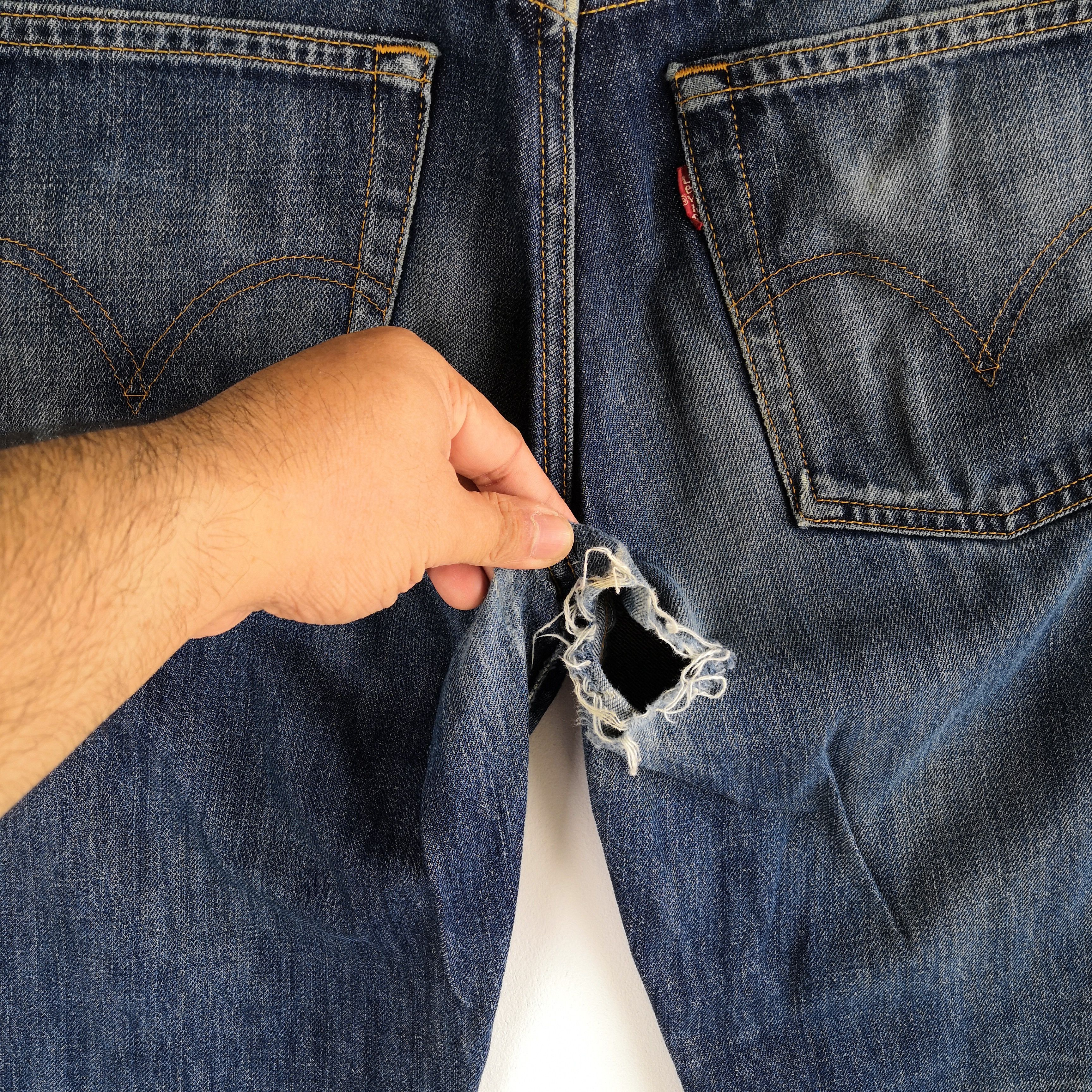 Levi's Vintage Levis 517 Flare Distressed Jeans Levis Bootcut Denim Size US 32 / EU 48 - 8 Thumbnail