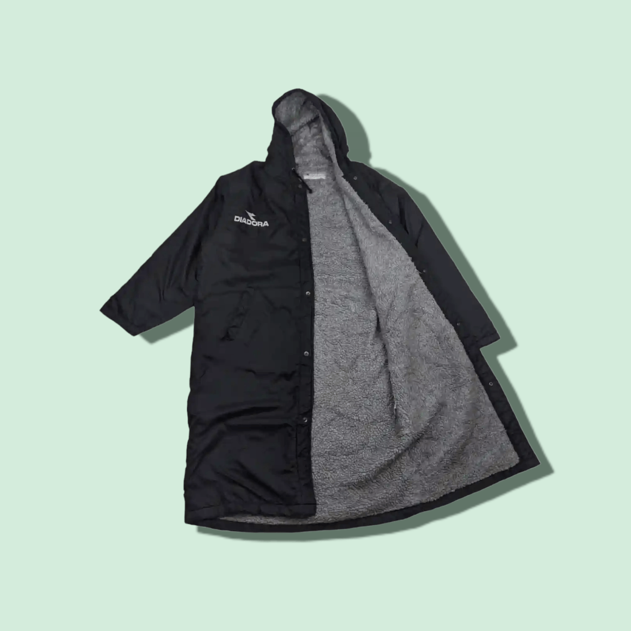Diadora DIADORA Windbreaker Longline Padded Winter Parka Jacket Size US L / EU 52-54 / 3 - 1 Thumbnail
