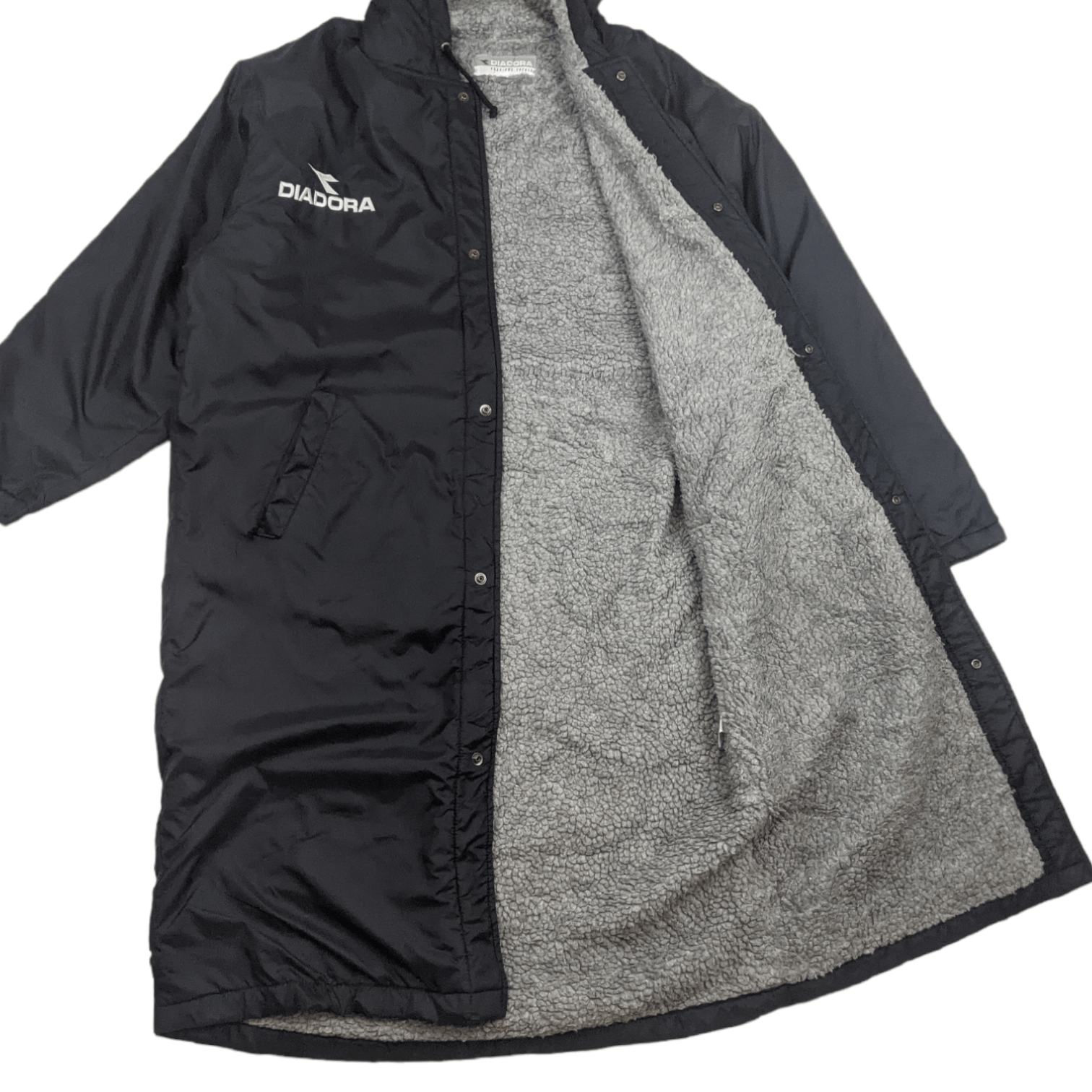 Diadora DIADORA Windbreaker Longline Padded Winter Parka Jacket Size US L / EU 52-54 / 3 - 2 Thumbnail