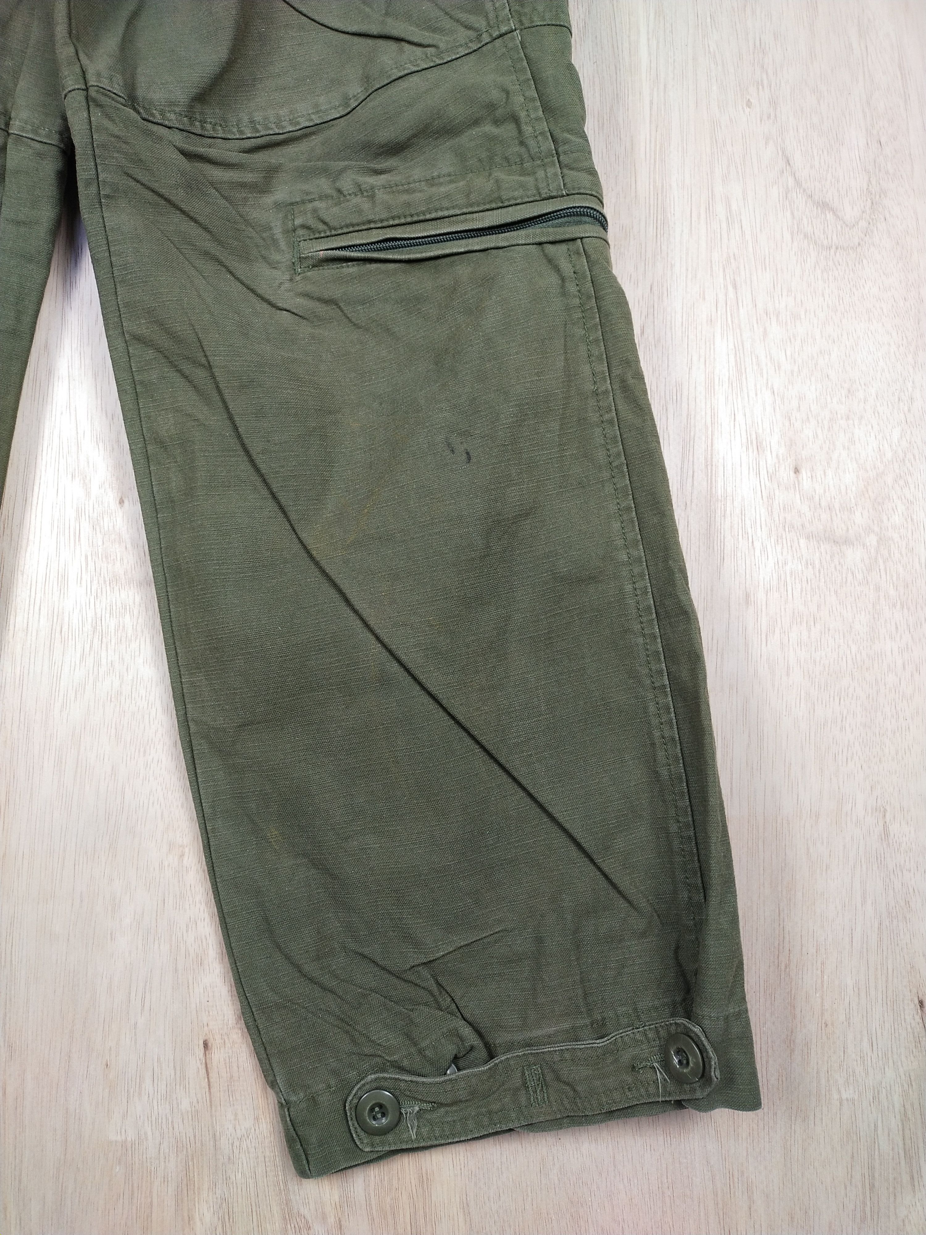Hypebeast × Japanese Brand Perkins Green multipocket tactical Cargo Pants #3443 Size US 30 / EU 46 - 7 Thumbnail