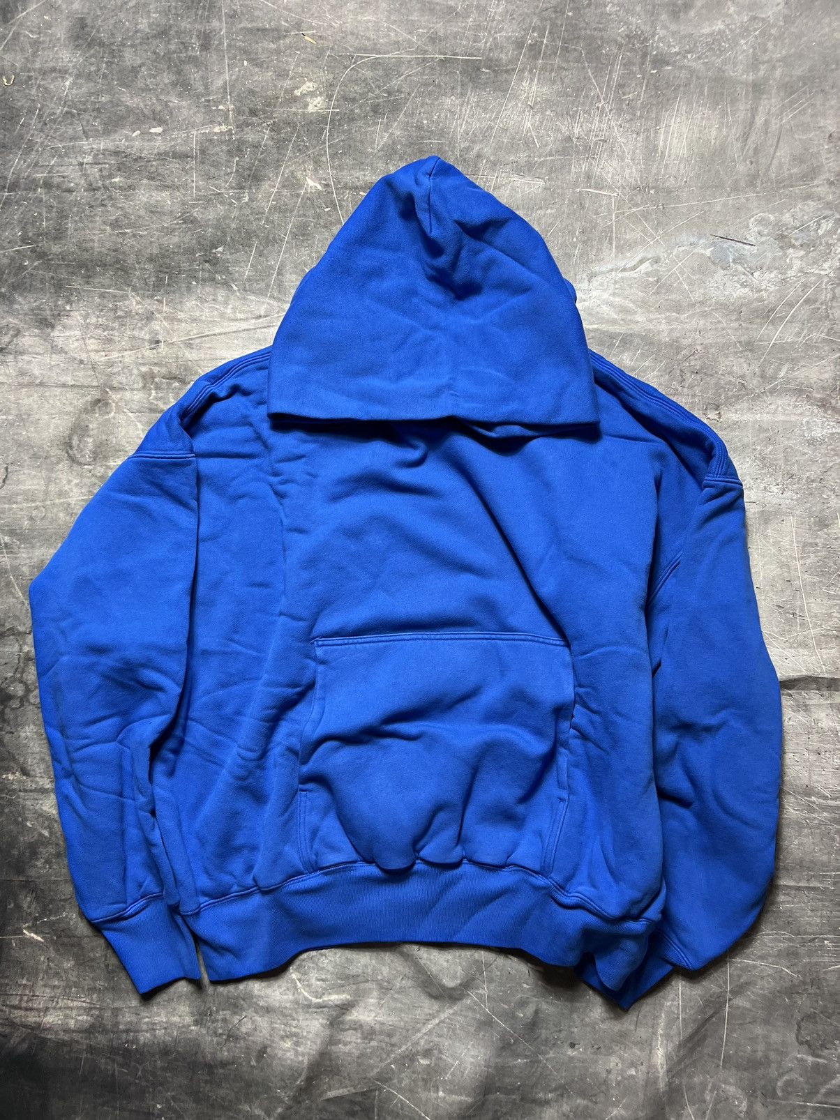 image of Yeezy Gap Perfect Hoodie in Blue, Men's (Size 2XL)