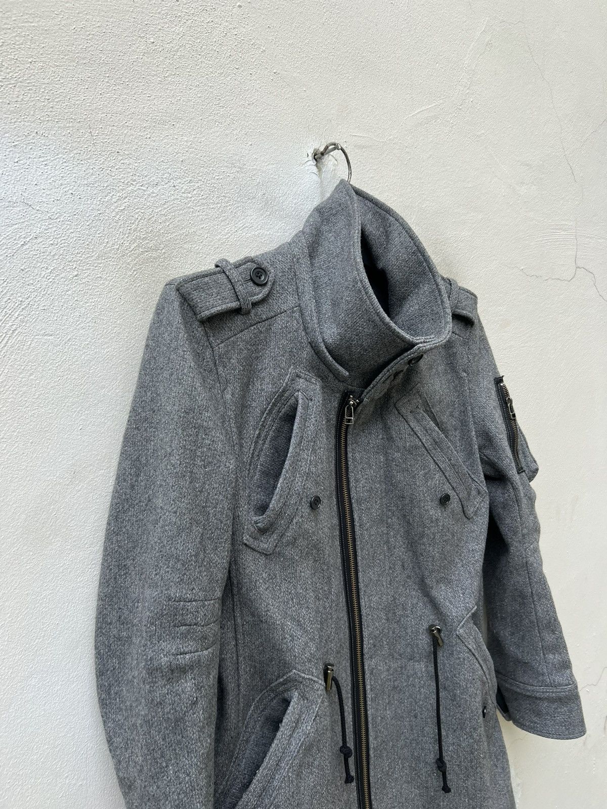 Tornado Mart Vintage Tornado Mart Japan Grey Fishtail Parka Coat Jacket Size US M / EU 48-50 / 2 - 13 Thumbnail