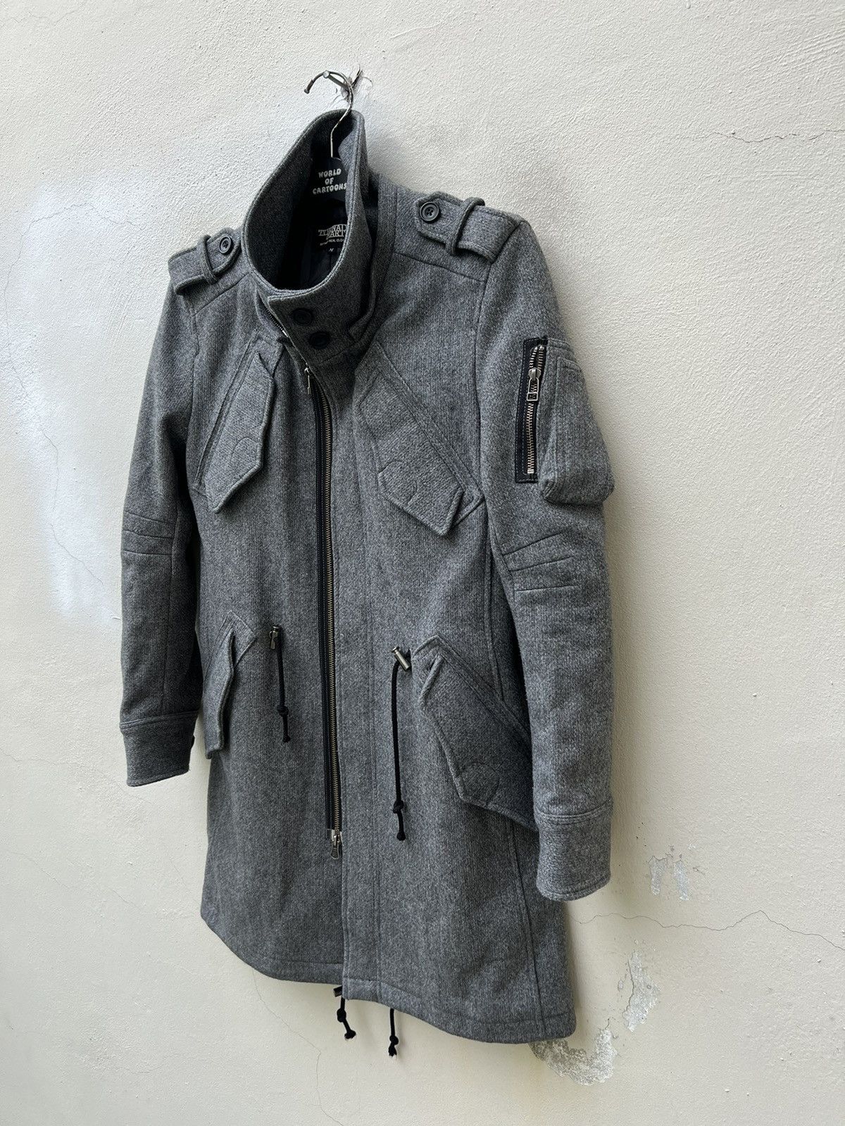 Tornado Mart Vintage Tornado Mart Japan Grey Fishtail Parka Coat Jacket Size US M / EU 48-50 / 2 - 9 Thumbnail