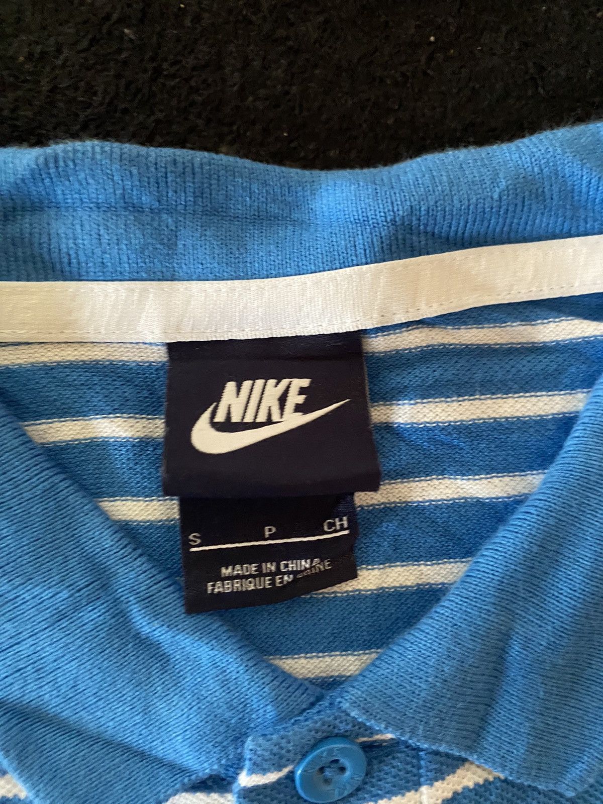 Nike × Vintage Vintage Nike Stripped Polo Shirt Size US S / EU 44-46 / 1 - 7 Thumbnail