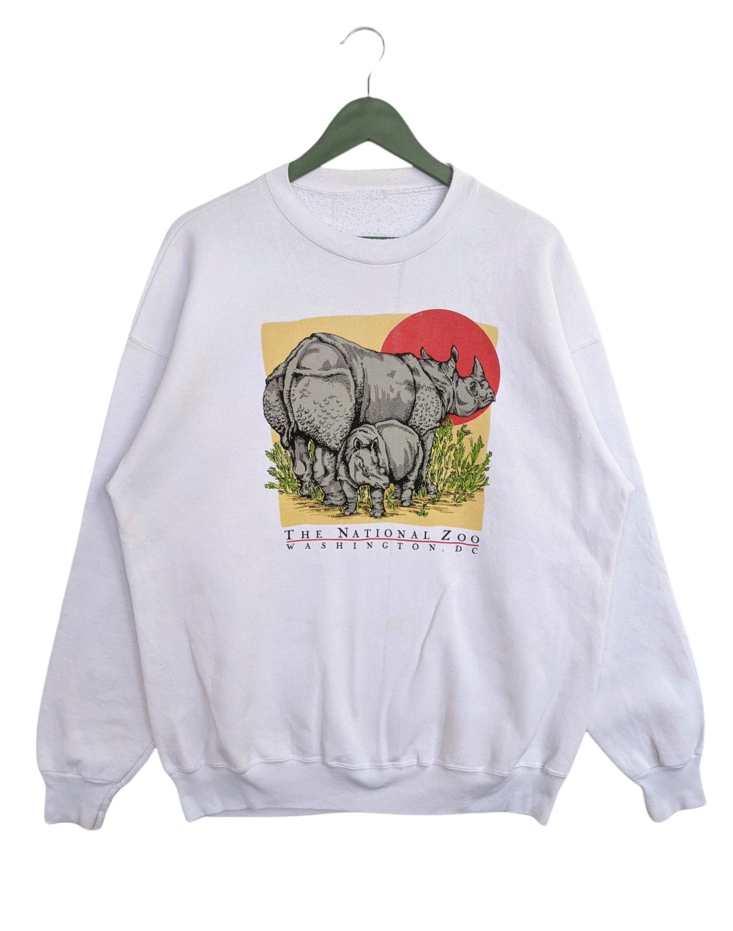 Habitat Vintage The National Zoo Washington D.C Sweatshirt Size US L / EU 52-54 / 3 - 1 Thumbnail