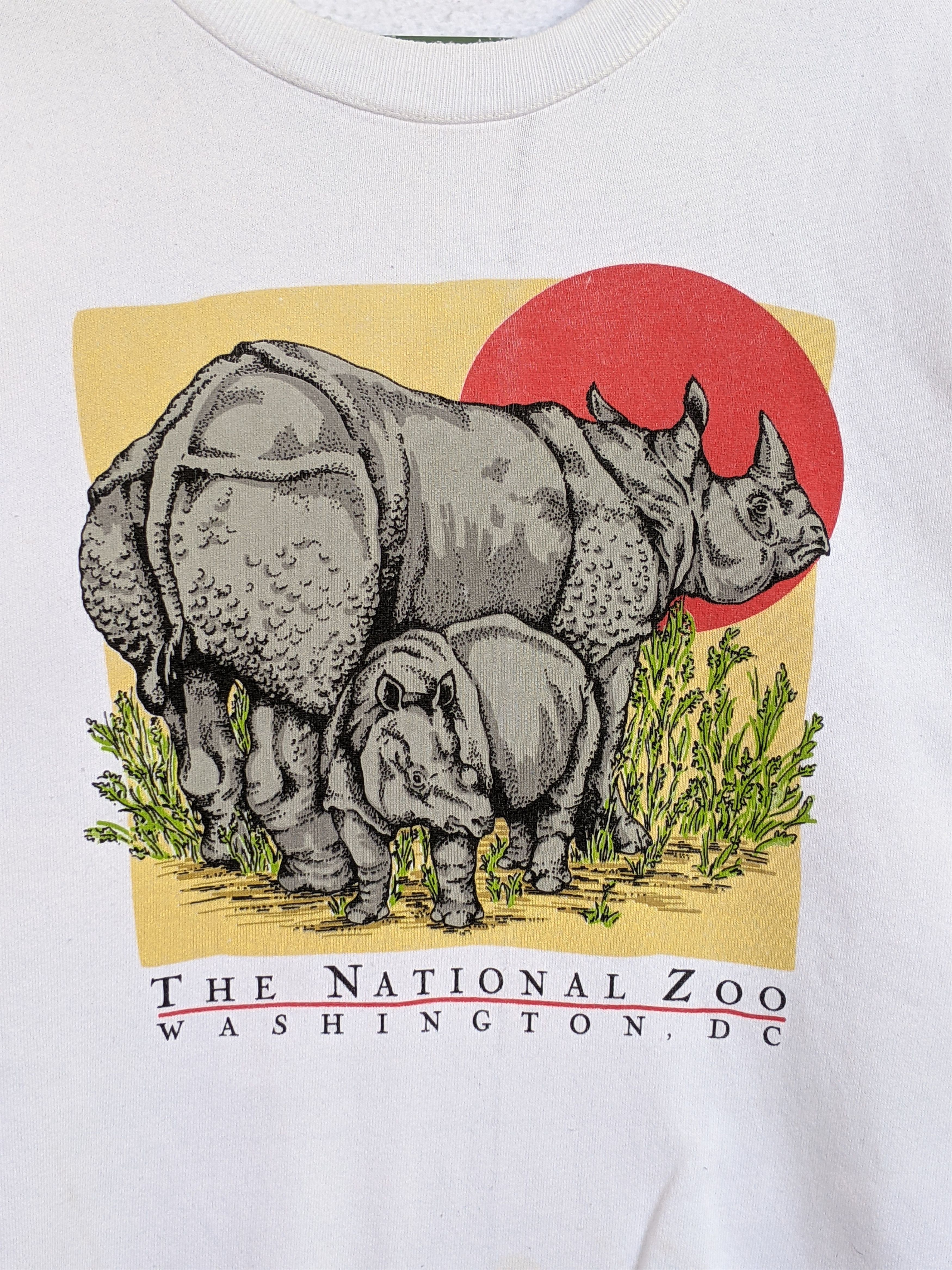 Habitat Vintage The National Zoo Washington D.C Sweatshirt Size US L / EU 52-54 / 3 - 3 Thumbnail