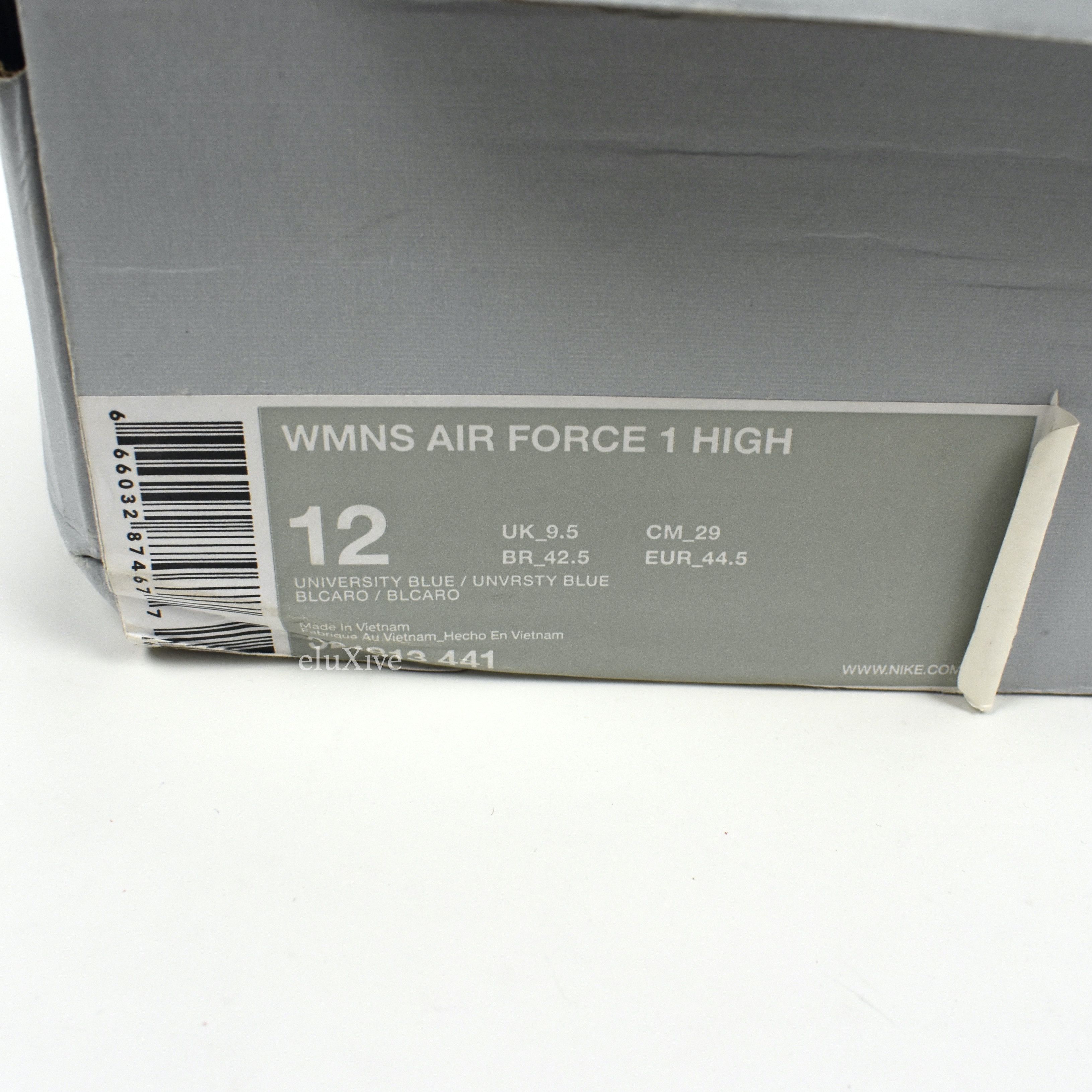 Nike Air Force 1 High Color Pack 2008 University Blue DS