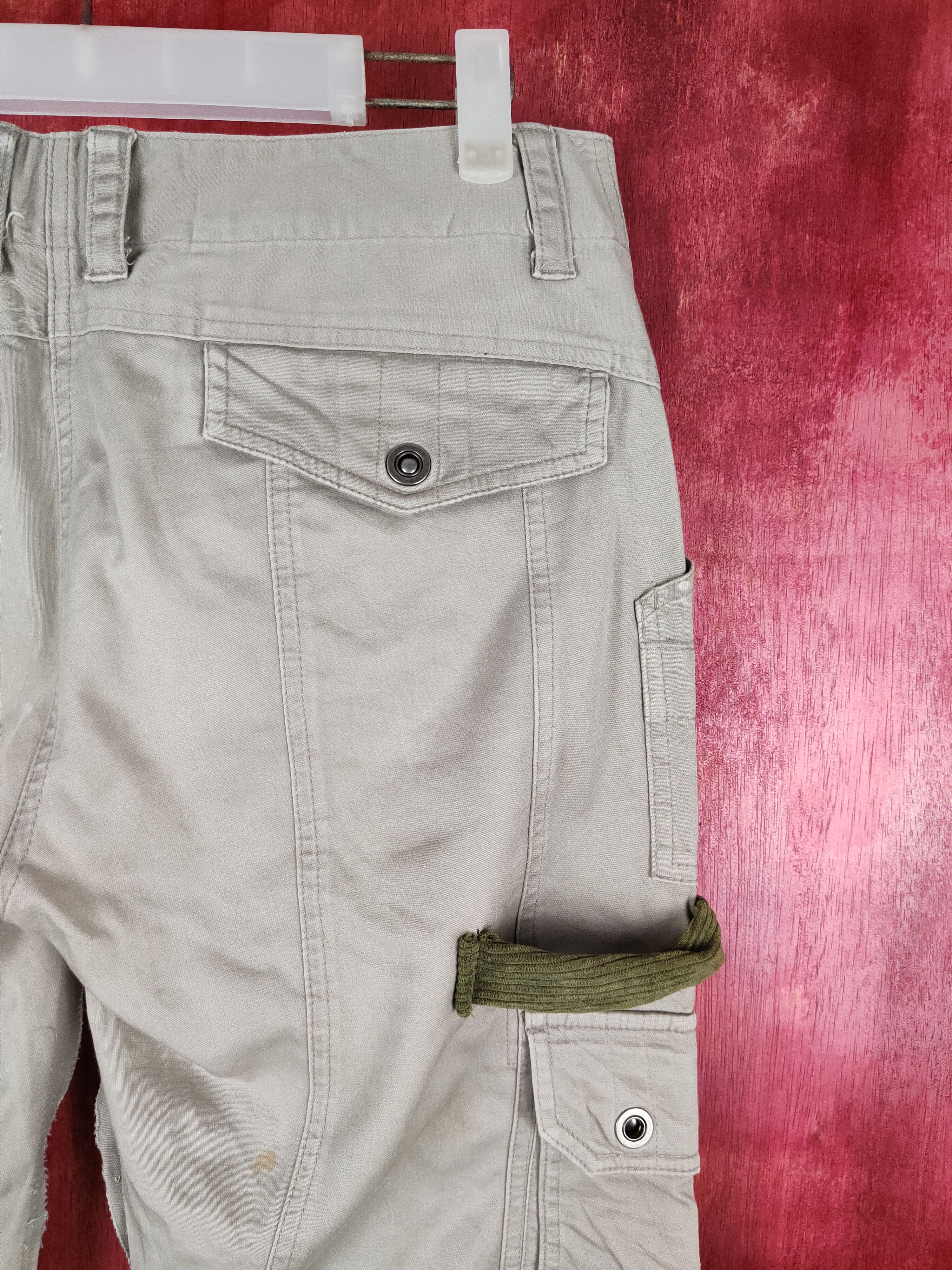 Schlussel Schlüssel custom Gray Multi Pocket Cargo Pants #S656 Size US 33 - 11 Thumbnail