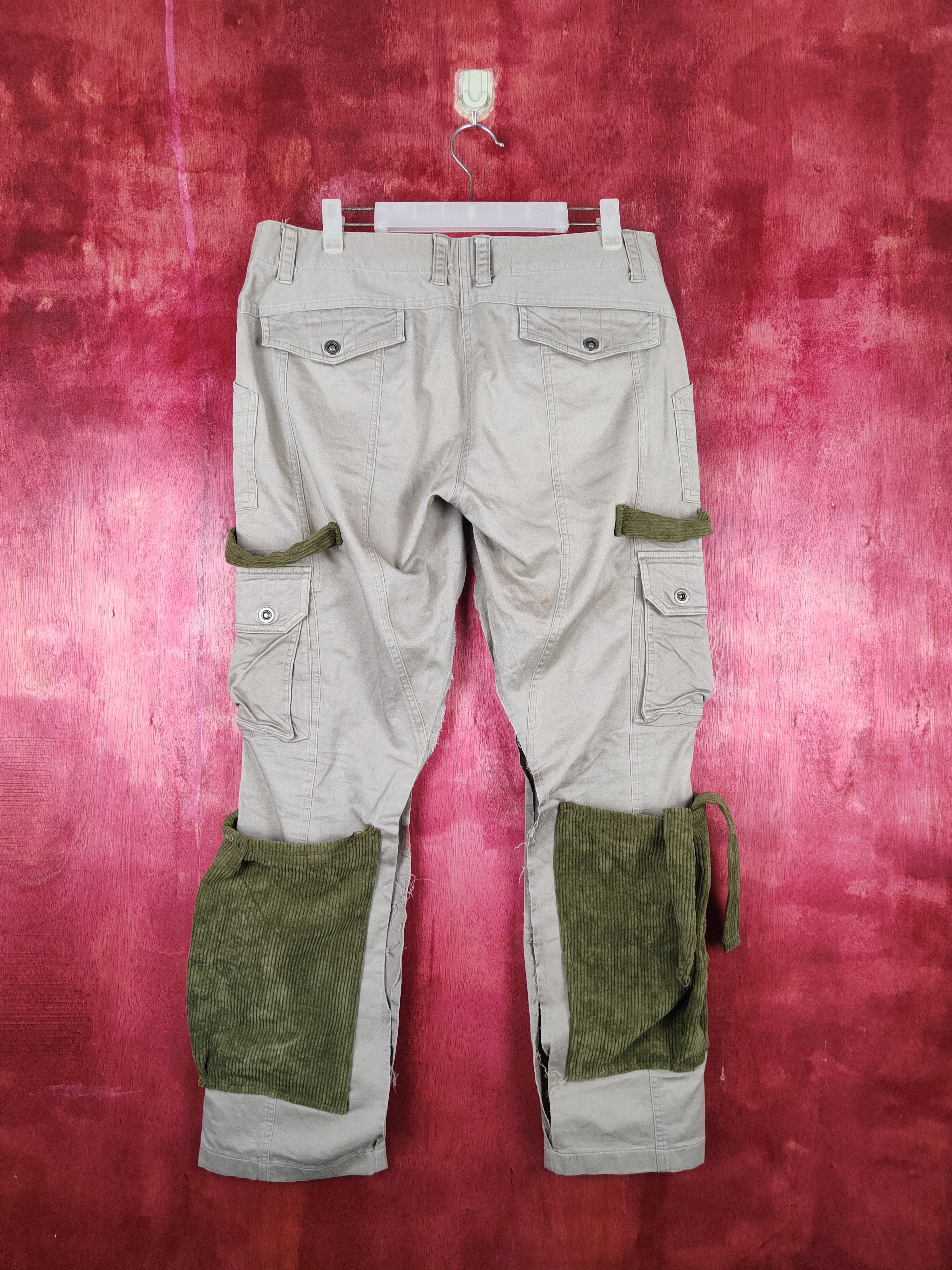 Schlussel Schlüssel custom Gray Multi Pocket Cargo Pants #S656 Size US 33 - 7 Thumbnail