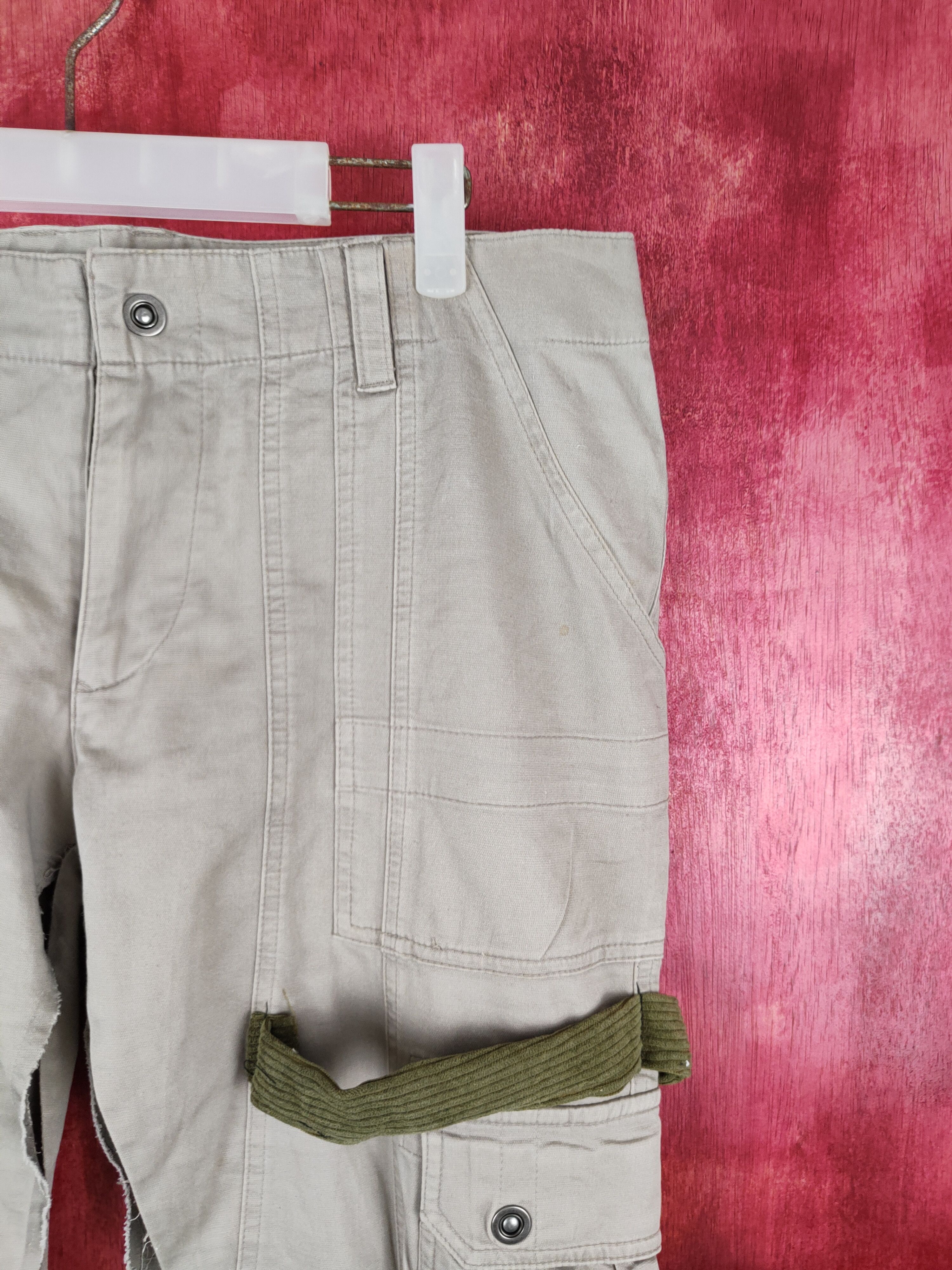 Schlussel Schlüssel custom Gray Multi Pocket Cargo Pants #S656 Size US 33 - 5 Thumbnail