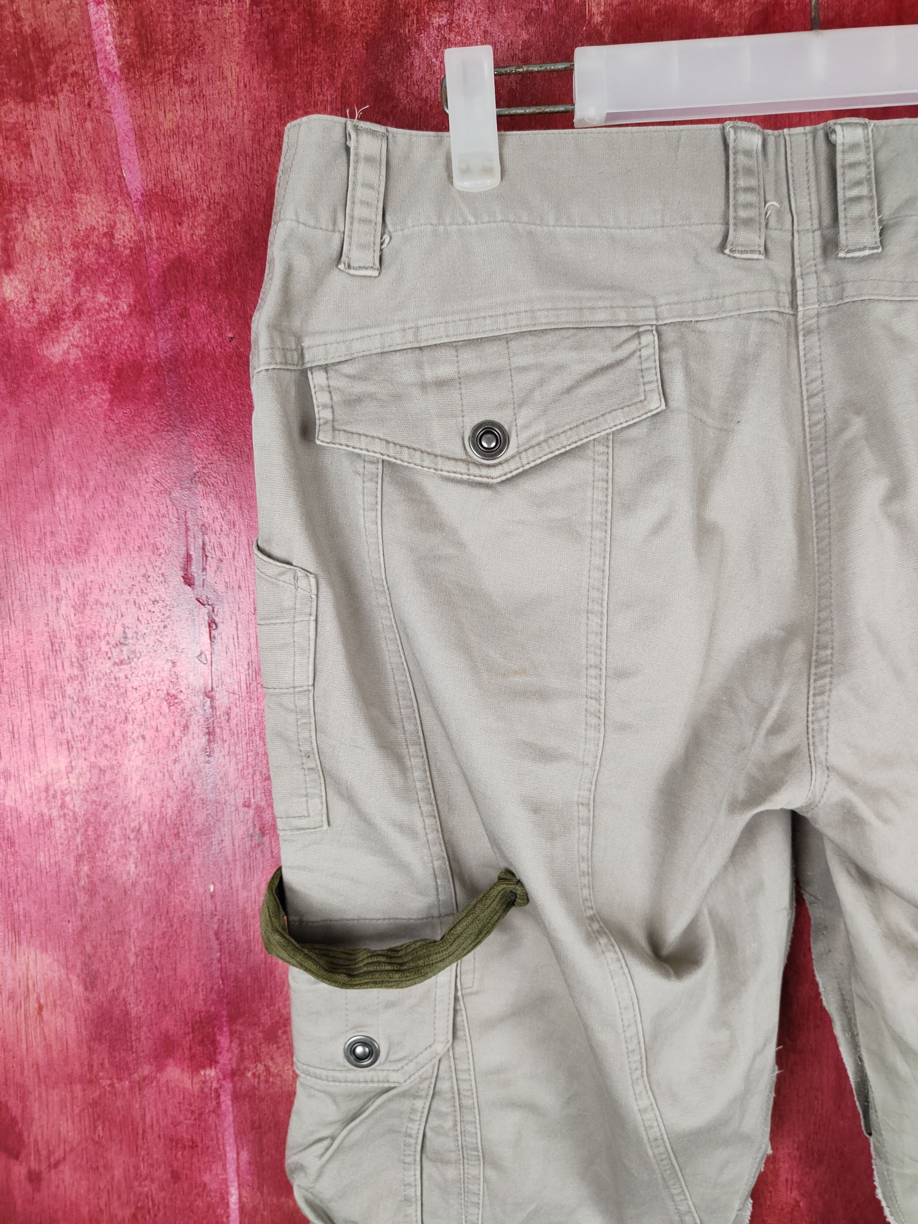 Schlussel Schlüssel custom Gray Multi Pocket Cargo Pants #S656 Size US 33 - 8 Thumbnail