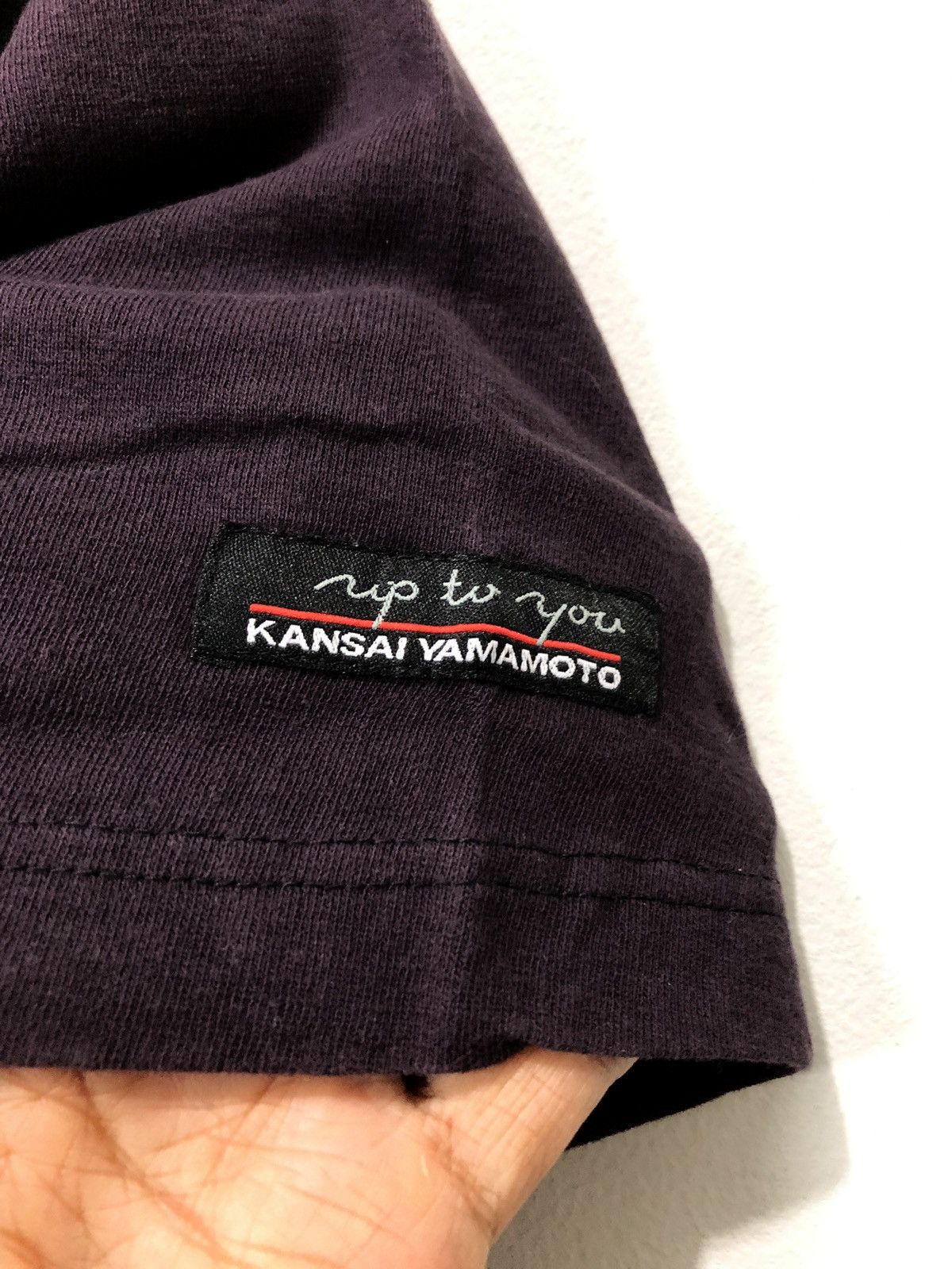 Kansai Yamamoto Vintage Kansai Yamamoto Up To You Embroidered T-Shirt Size US M / EU 48-50 / 2 - 4 Thumbnail