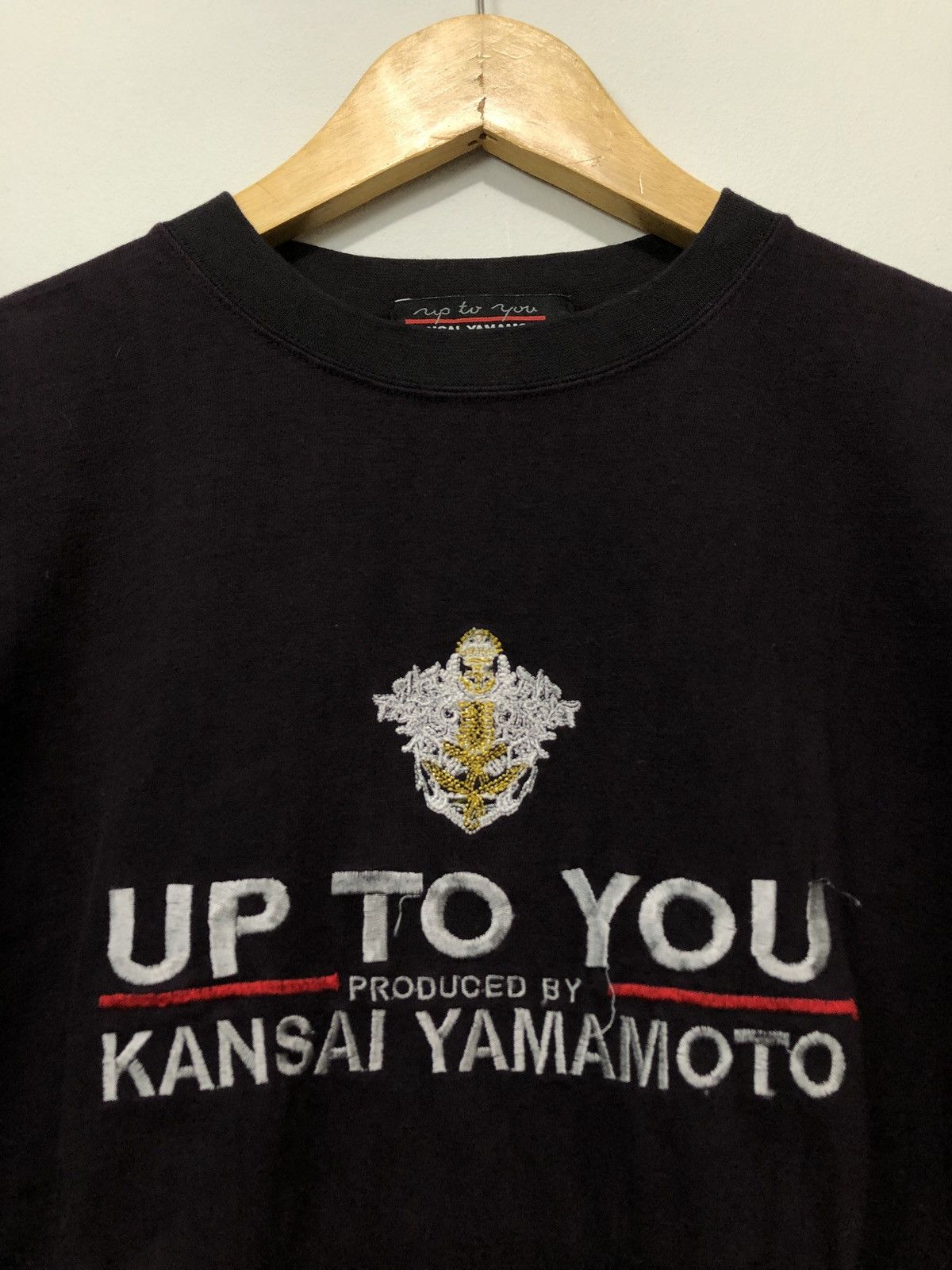 Kansai Yamamoto Vintage Kansai Yamamoto Up To You Embroidered T-Shirt Size US M / EU 48-50 / 2 - 2 Thumbnail