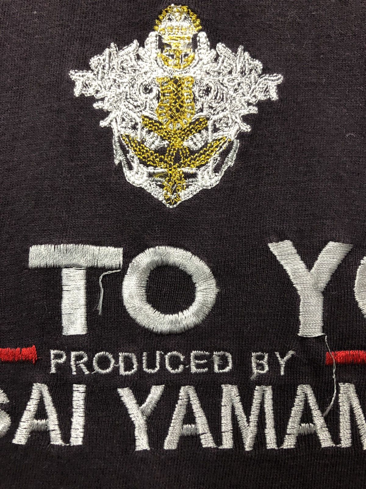 Kansai Yamamoto Vintage Kansai Yamamoto Up To You Embroidered T-Shirt Size US M / EU 48-50 / 2 - 3 Thumbnail