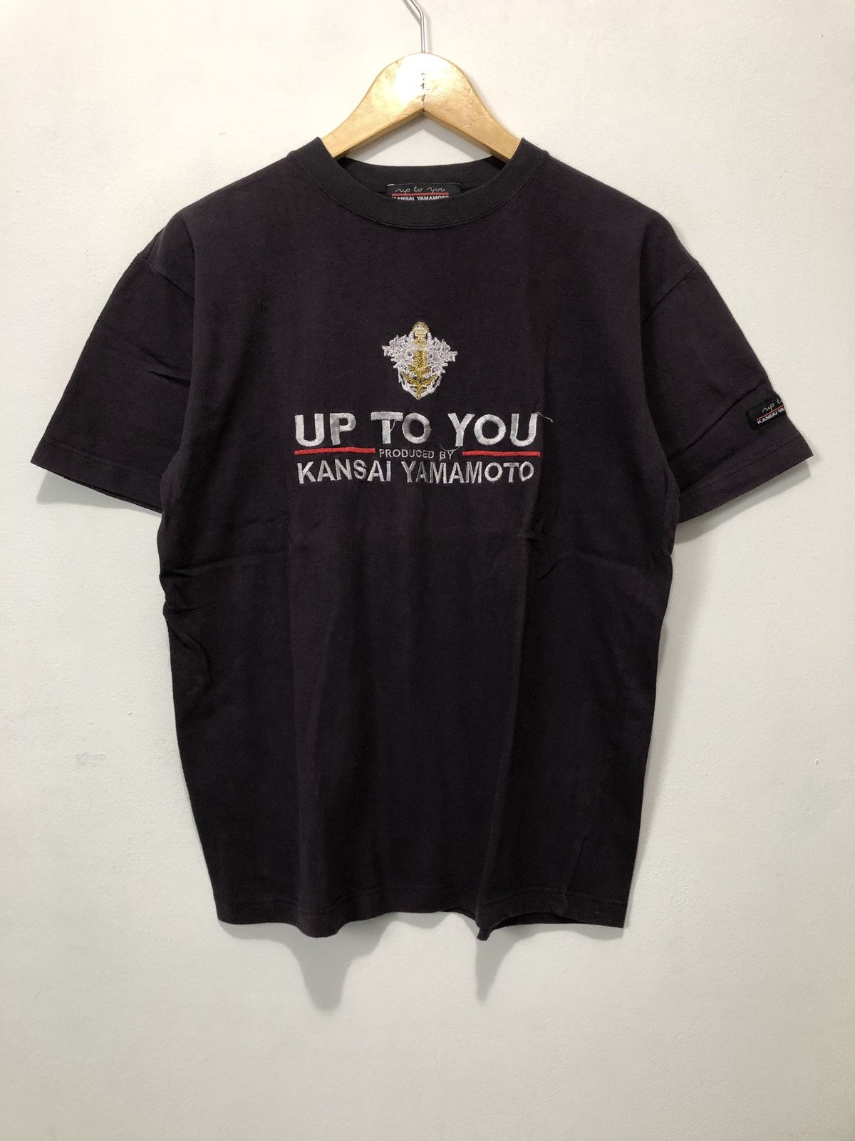 Kansai Yamamoto Vintage Kansai Yamamoto Up To You Embroidered T-Shirt Size US M / EU 48-50 / 2 - 1 Thumbnail