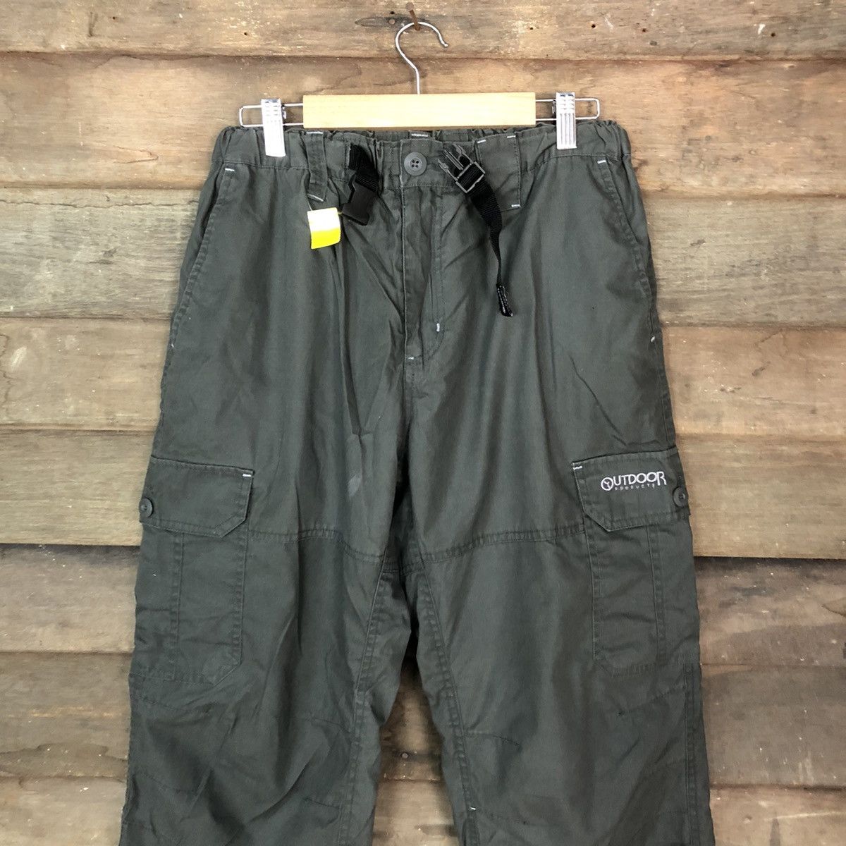 Japanese Brand DL Outdoor Life Grey hiking track Cargo Pants #2391 Size US 30 / EU 46 - 2 Thumbnail