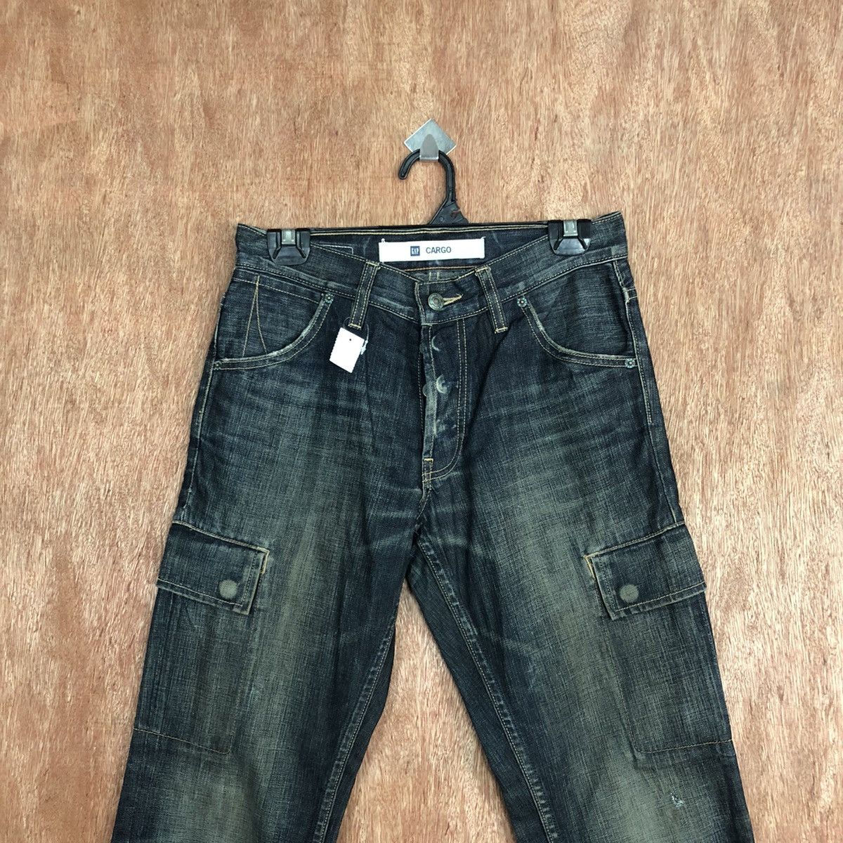 Faded Glory DLL Gap Blue Multipocket Jeans Pants #1861 Size US 28 / EU 44 - 2 Thumbnail