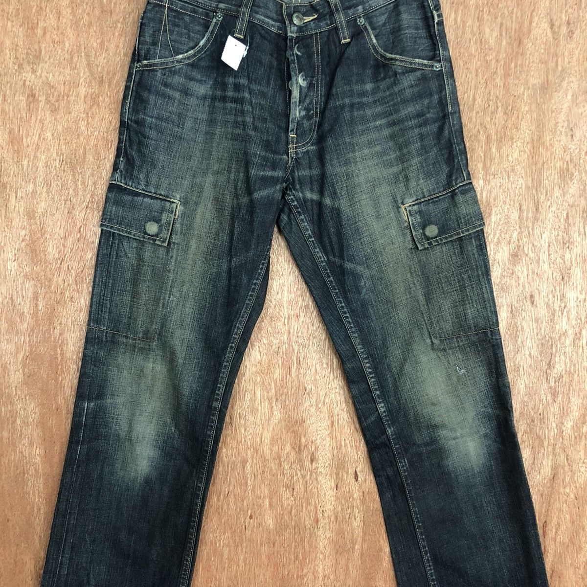 Faded Glory DLL Gap Blue Multipocket Jeans Pants #1861 Size US 28 / EU 44 - 4 Thumbnail